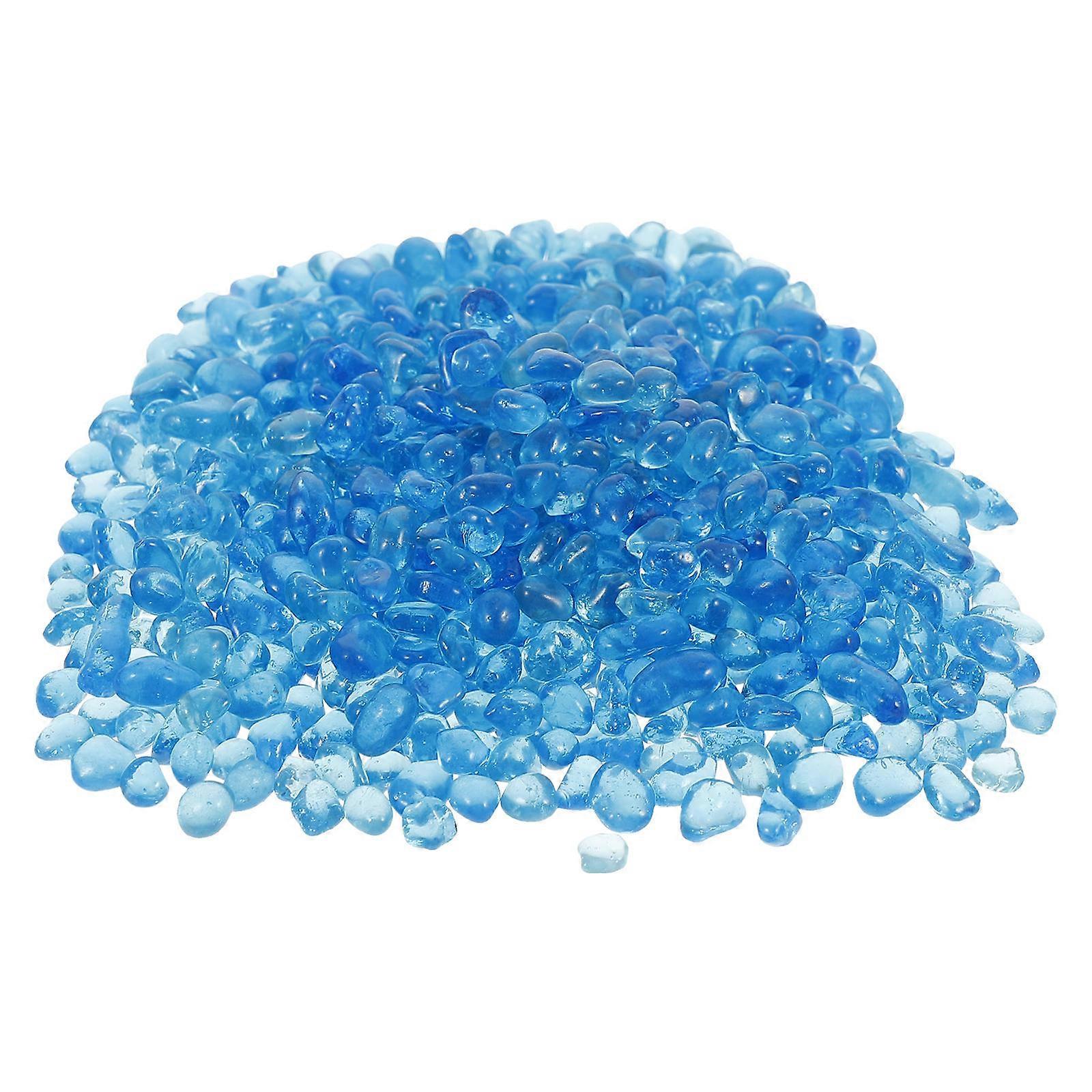 Aquarium Decoration Stone Fish Tank Supplies Irregular Shape Blue 1Pack
