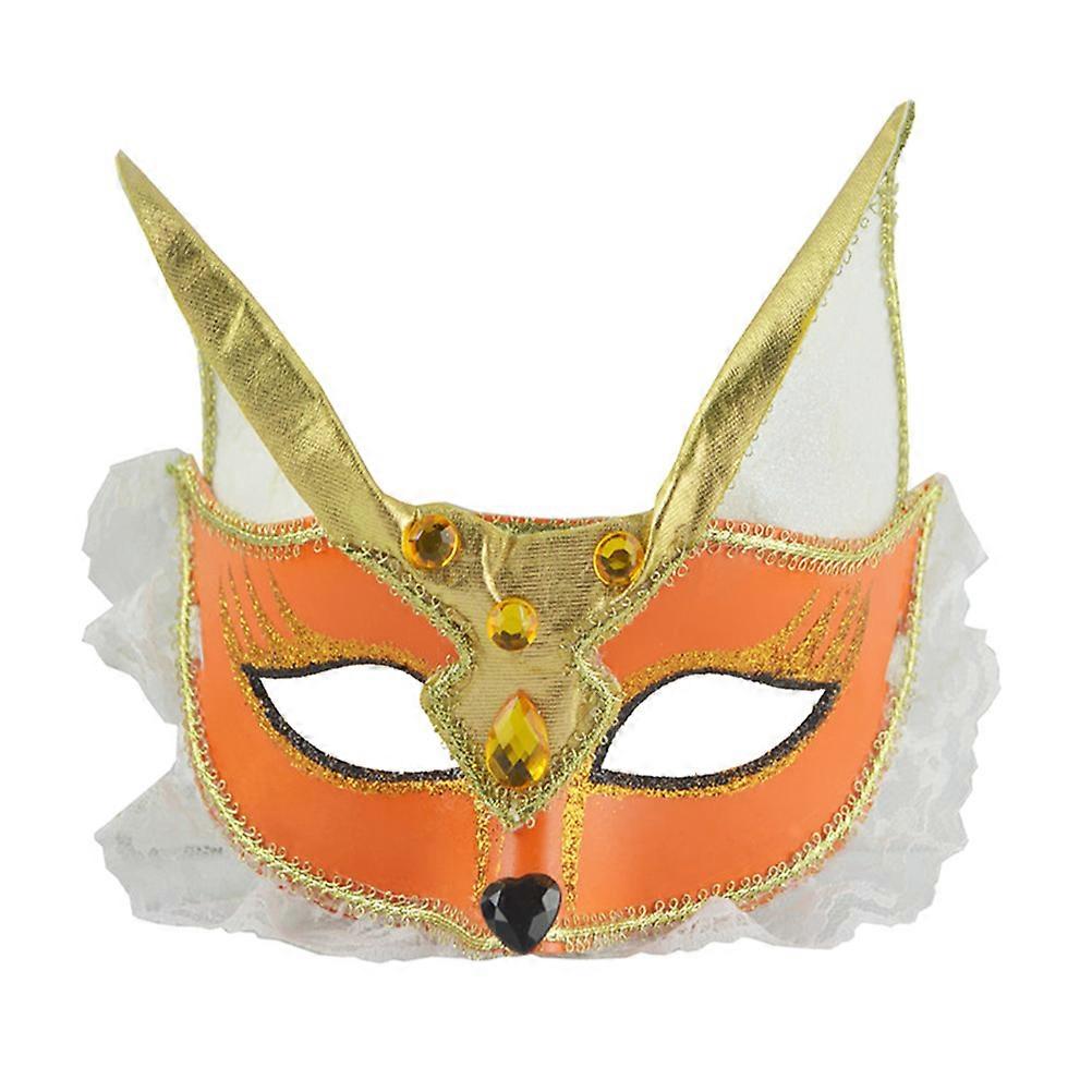 Cosplay Mask Lace Shape Animal Halloween Night Party Decoration For Entertainment Masquerade Use 1Pack