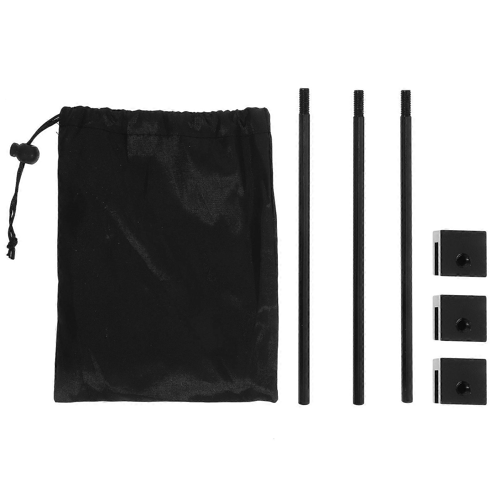 Portable Grill Pan Supports Adjustable Bracket for Camping Equipment Easy to Assemble and Detach 1Set