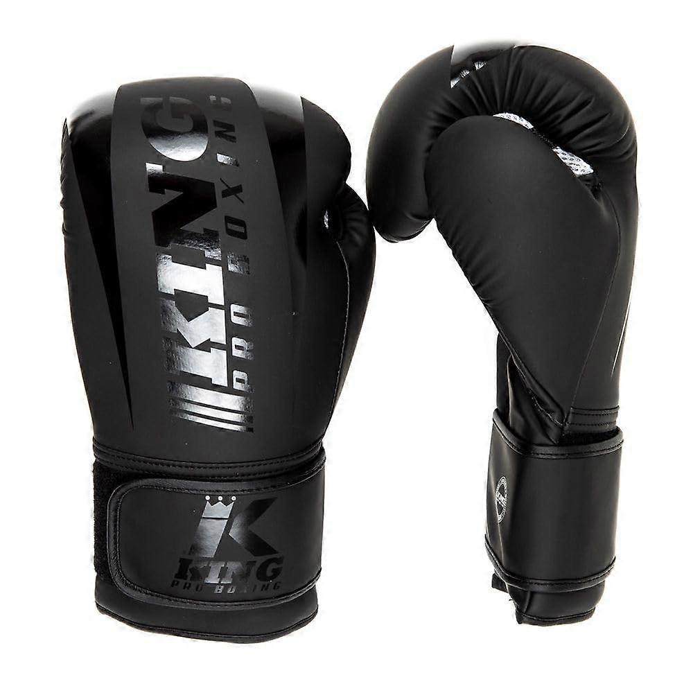 Revo 4 Boxing Gloves Black Robust Boxing Gloves for Boxing Kickboxing Sparring Muay Thai MMA 14 Ounces