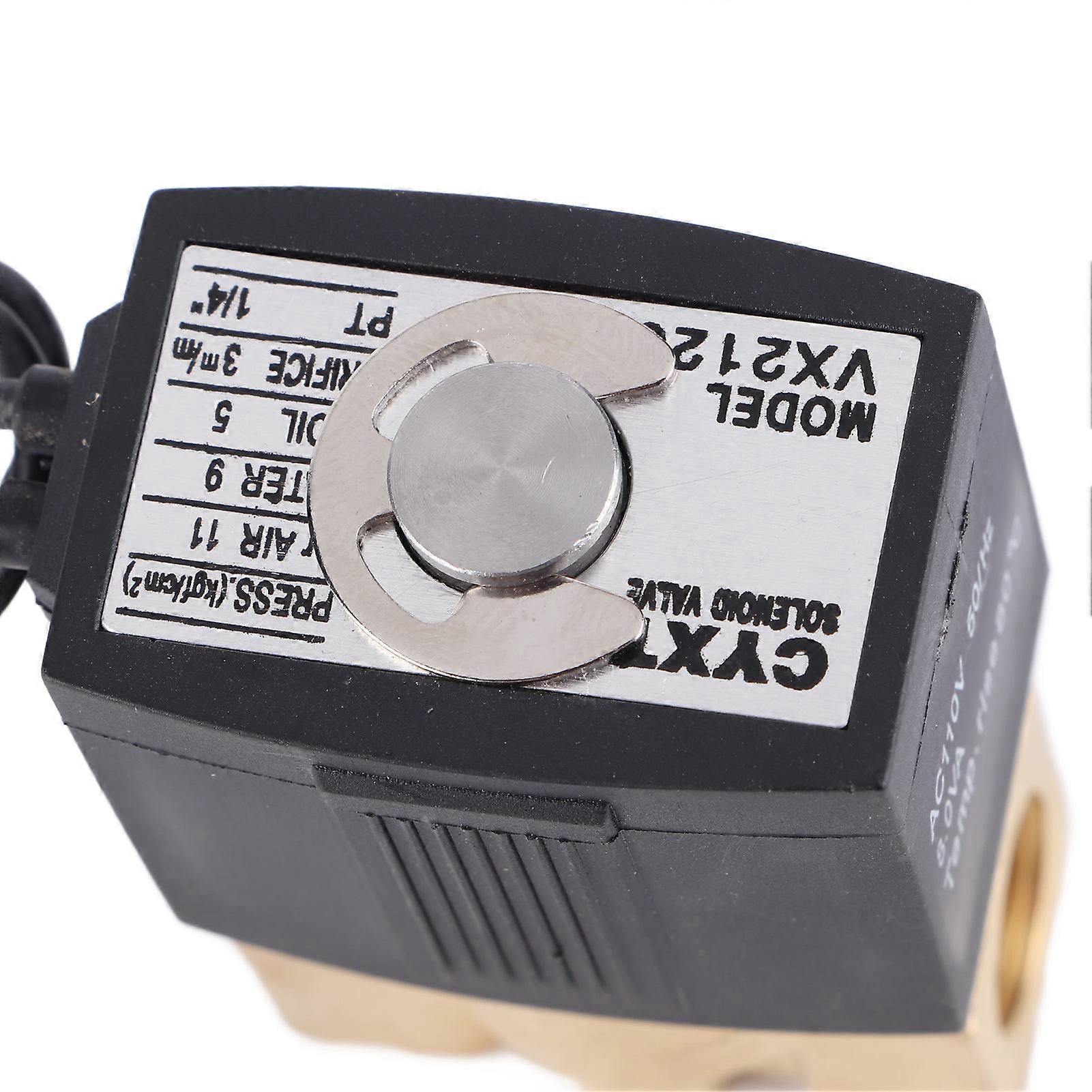 2 Way Direct Acting Electric Magnetic Sole Valve G1/4" Normally Closed 0-1.0 MPa 110V