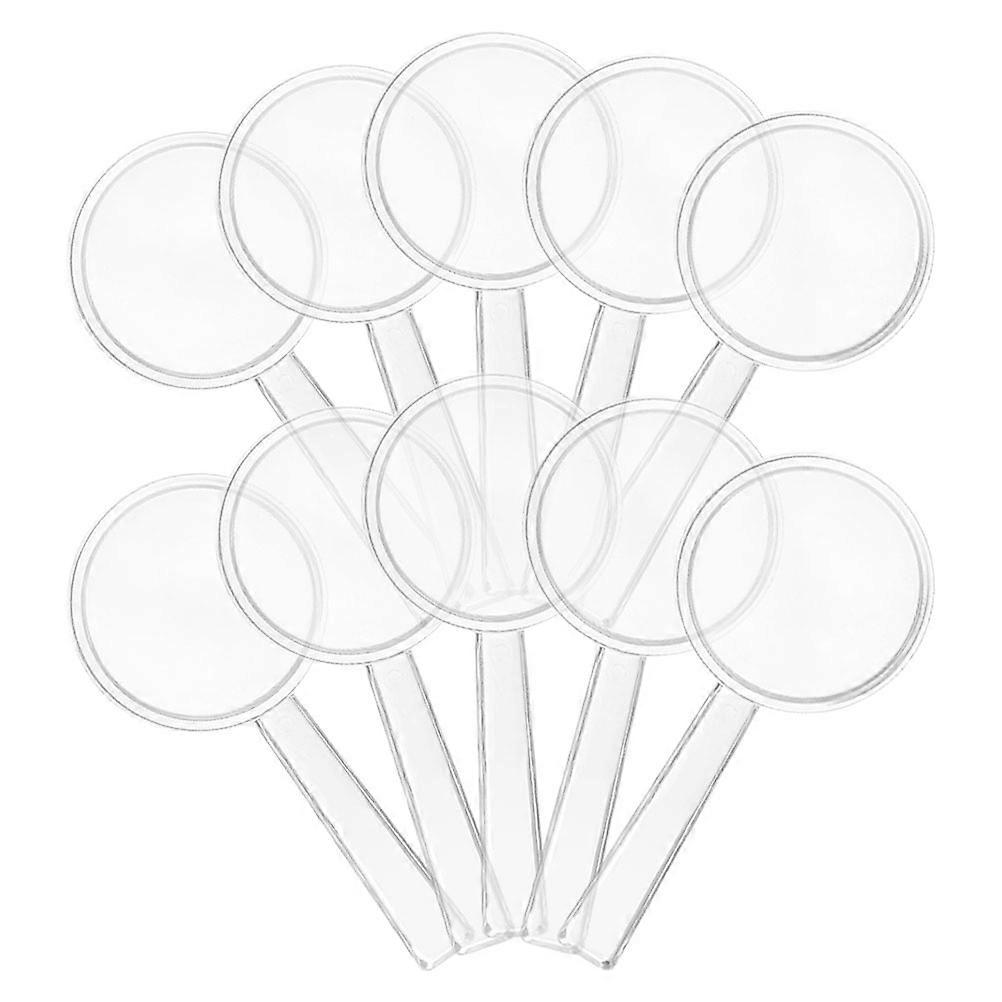 Here's a well structured product description for your **10pcs Magnifying Lens Transparent Handheld Magnifier**:
### π 10pcs Magnifying Lens β