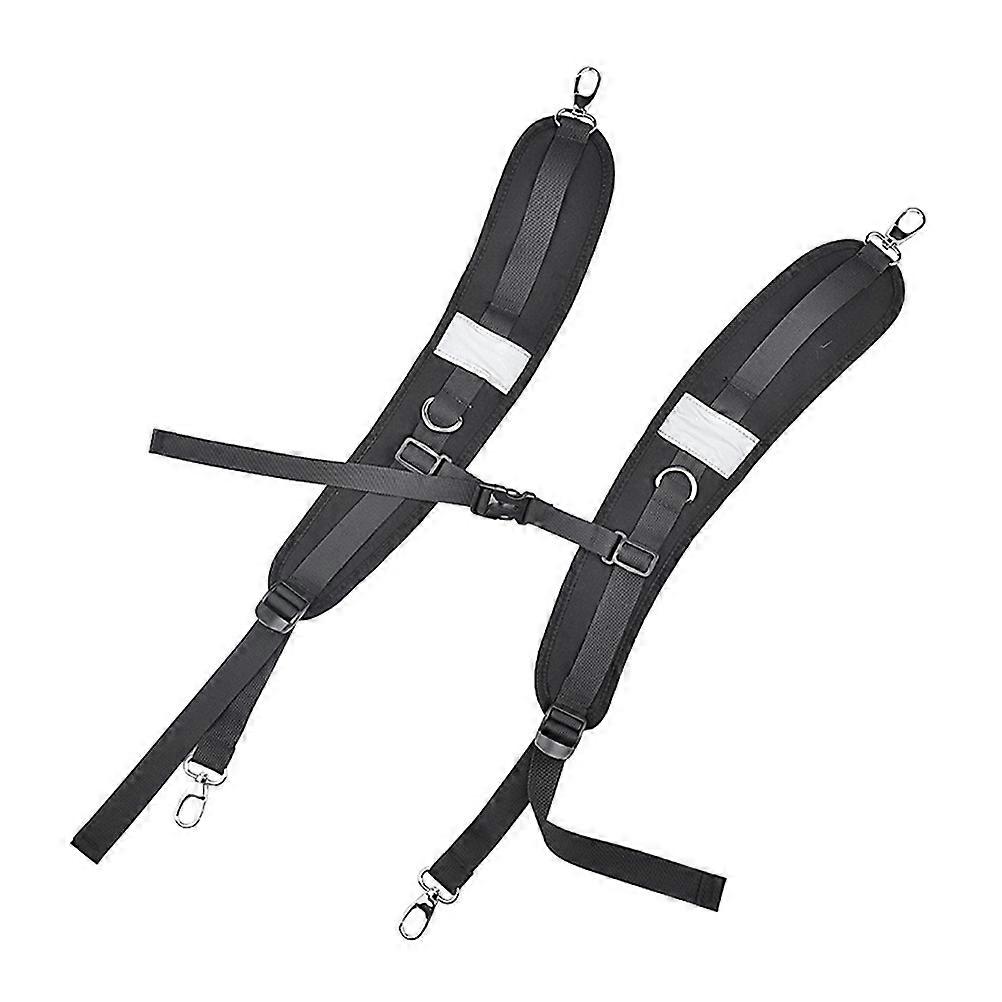 1 Pair Adjustable Padded Shoulder Straps for Backpack Replacement Double Straps