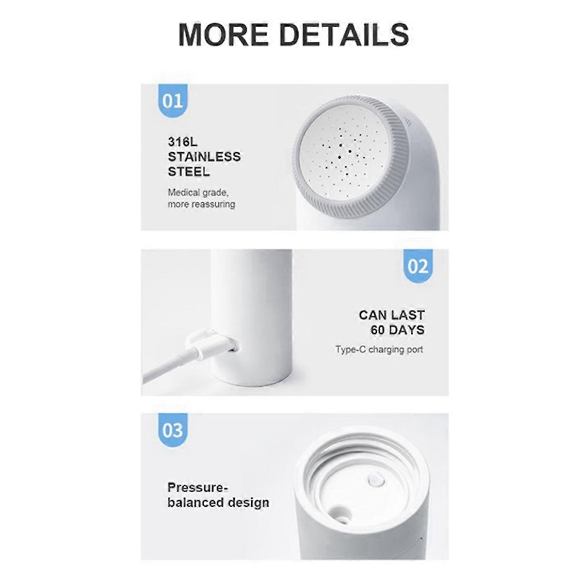 Portable Hand Electric Bidet Sprayer Personal Cleaner Care, Grey