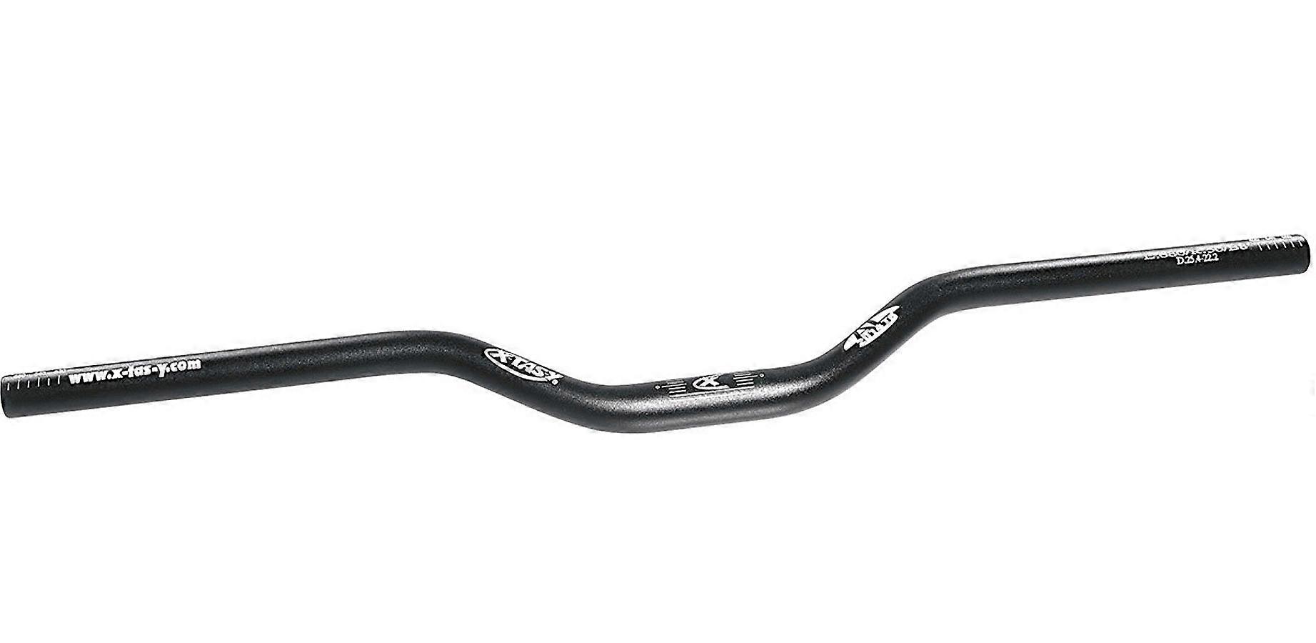 Riser Bar 50 Aluminium Handlebar Bracket Black for Mountain and Road Bikes, Lightweight, Durable Design