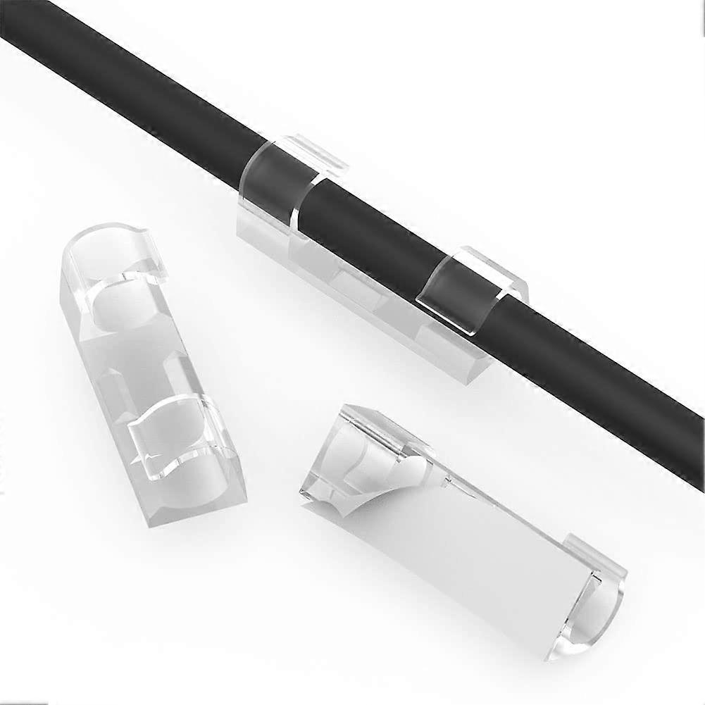 40 cable clips, adhesive cable ties, cable management