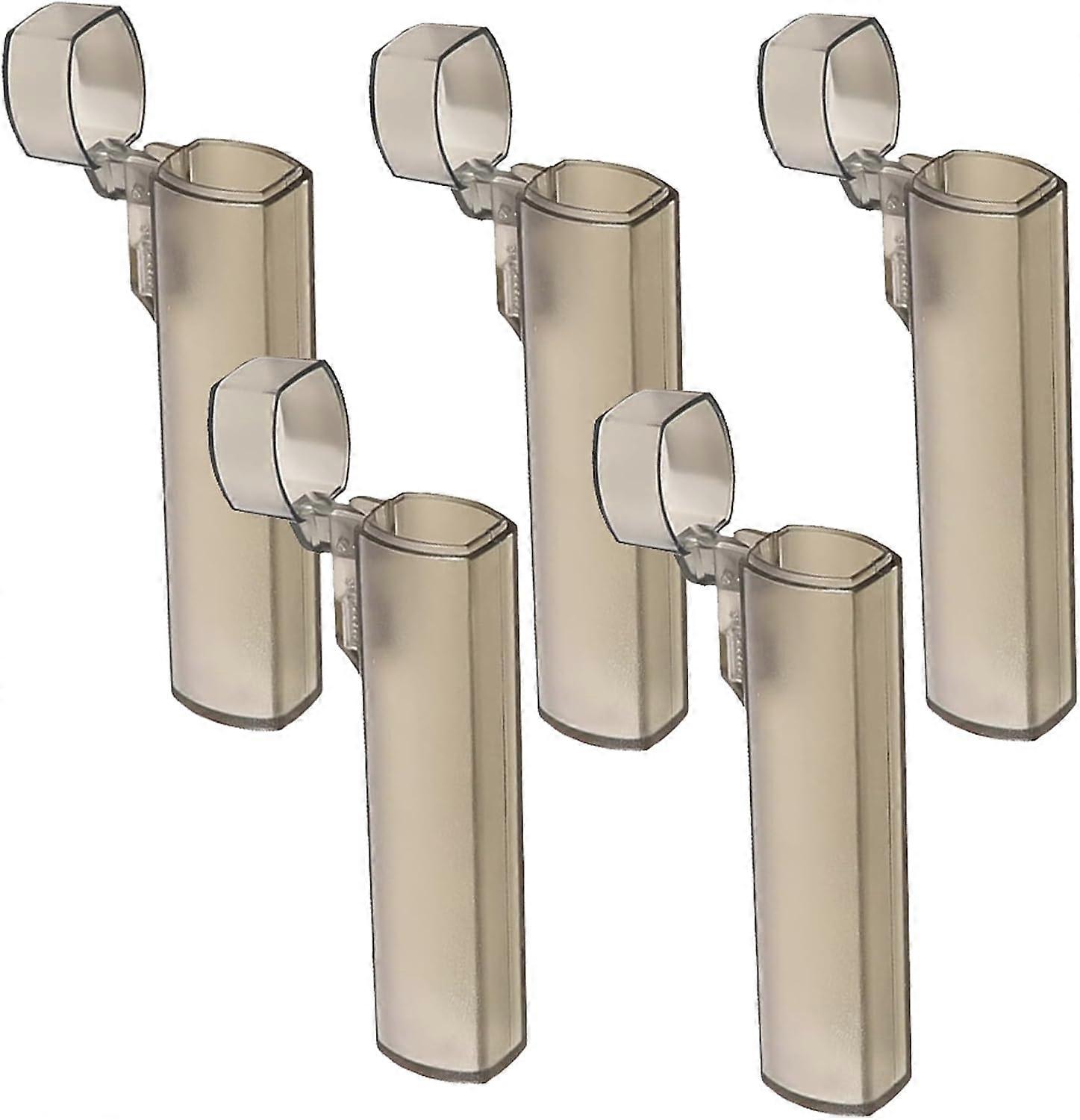 5 Pcs Portable Mini Plastic Toothpick Holders, Pocket Case, Toothpick Dispenser, Travel Container for Toothpicks