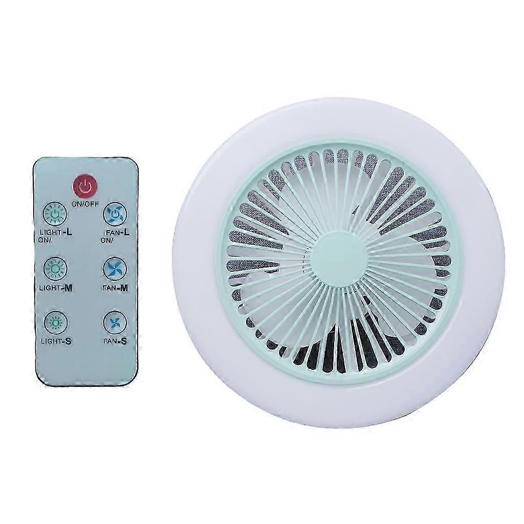 Remote Control Canopy Fan with LED Light 2800mAh for Outdoor Camping