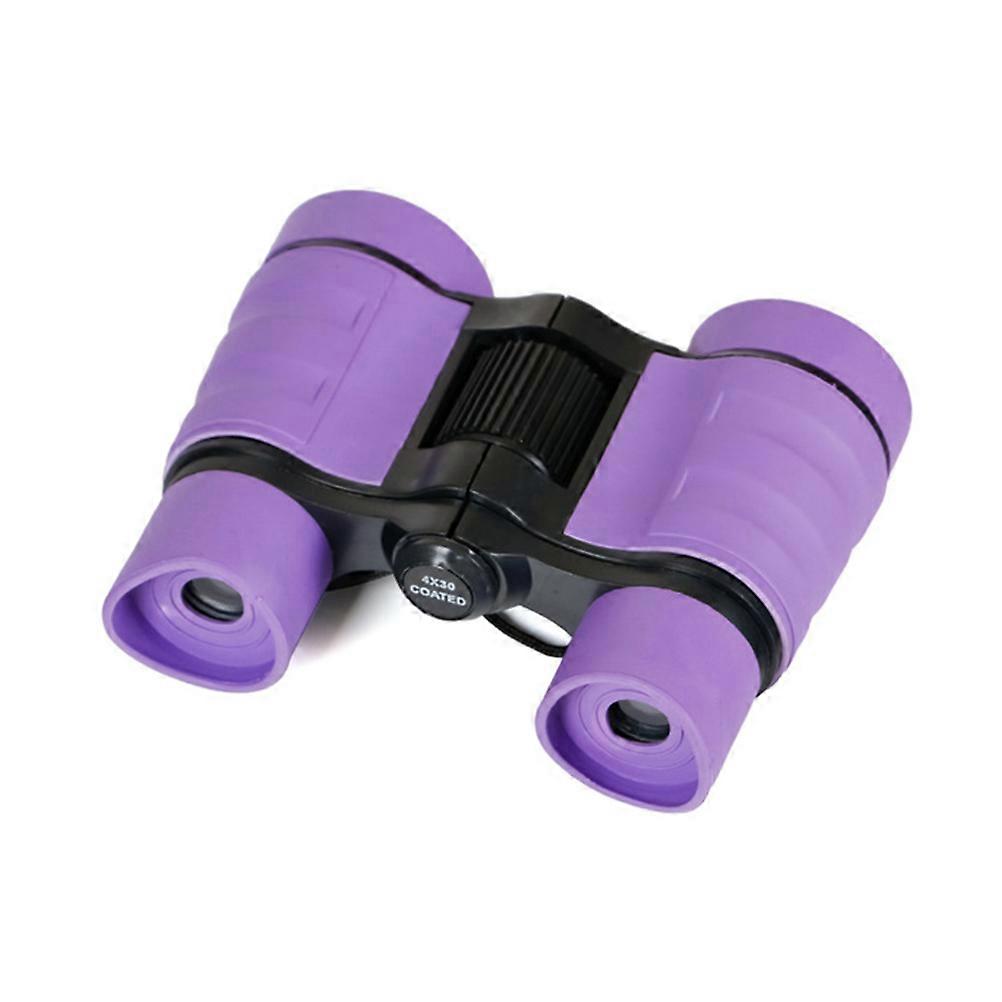 Kids Telescope Toy Round Shape Adjustable Focal Length Nature Exploration 4X Magnification 1Pcs