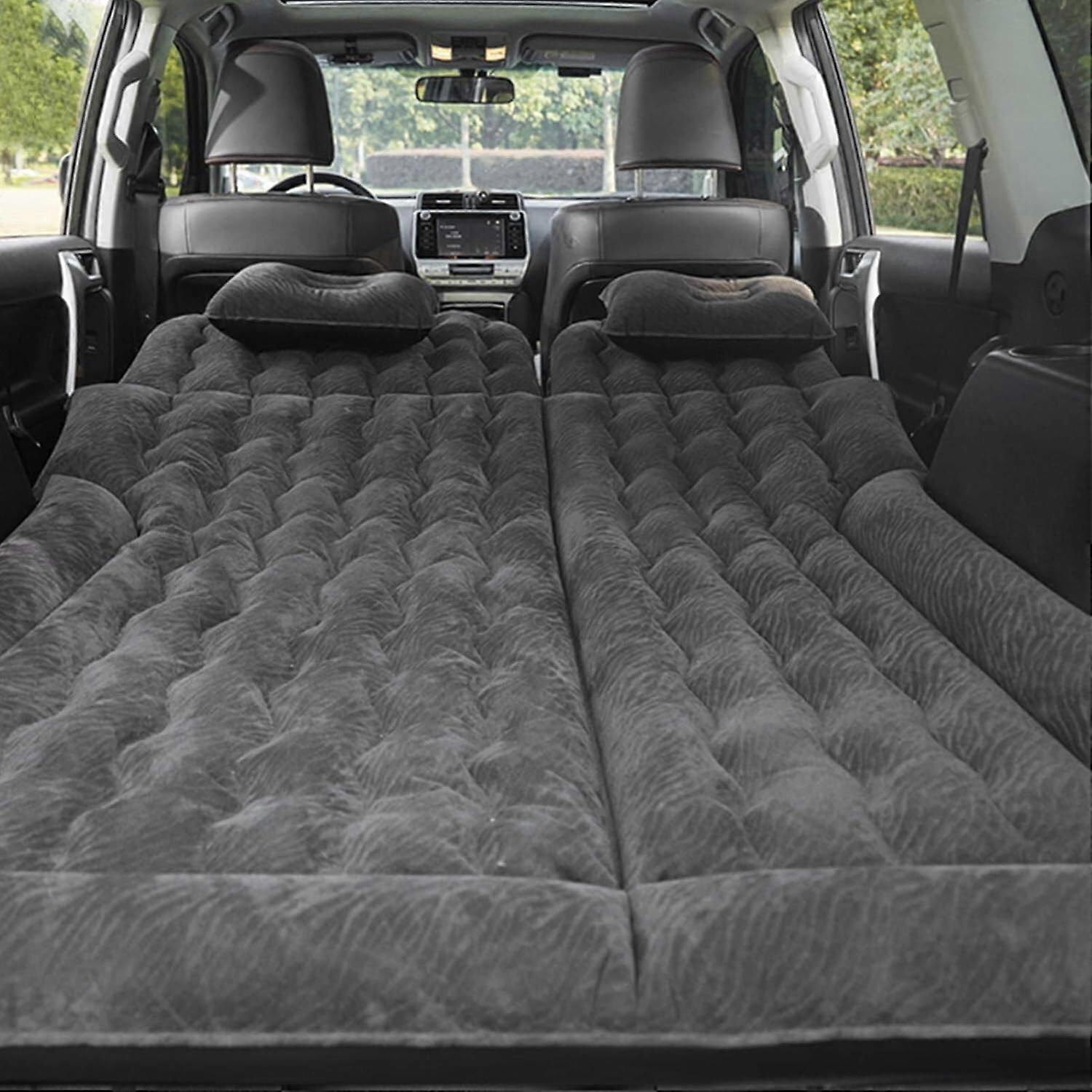 Auto Air Mattress for Fiat Qubo 2008-2019, Inflatable Travel Bed, Portable Foldable with Pillow for Camping and Road Trips