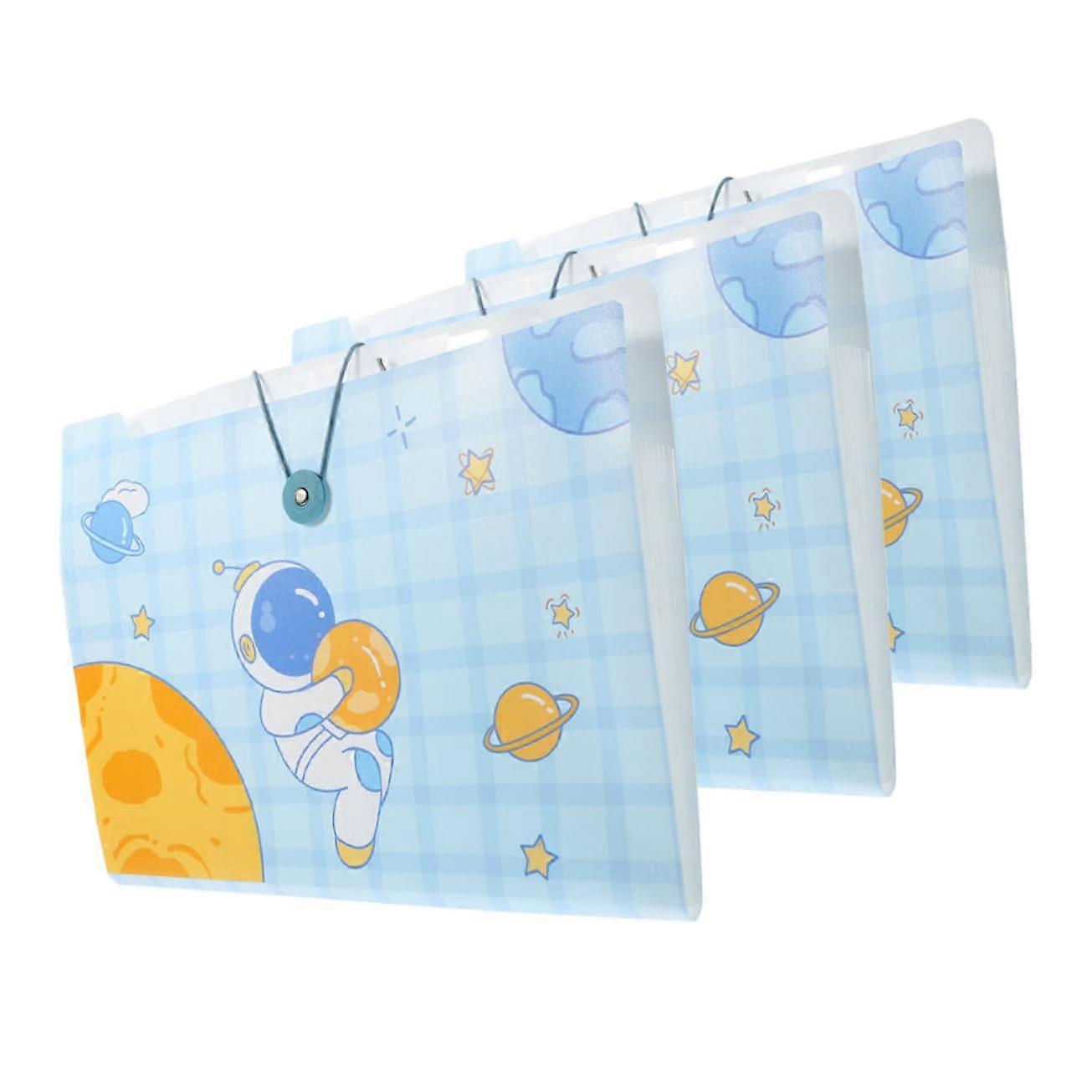 3part test paper storage book organizer, stackable organizer, plastic file folder, multicolor file folders