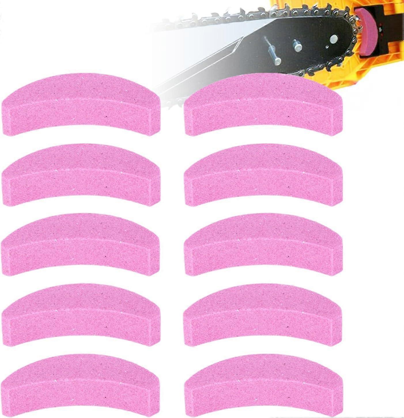Grindstone Chainsaw Teeth Sharpener, 10Pcs Quick Replacement Chainsaw Sharpening Stone