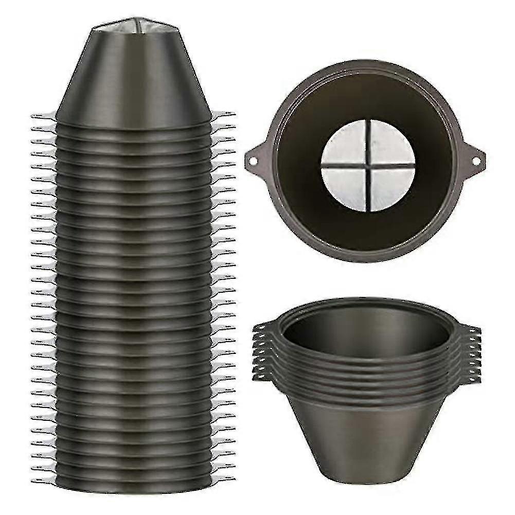 30 Pcs Paint Filter 100 Mm Plastic Paint Strainer Featuring Fine Nylon Mesh for Reusable Industrial Applications