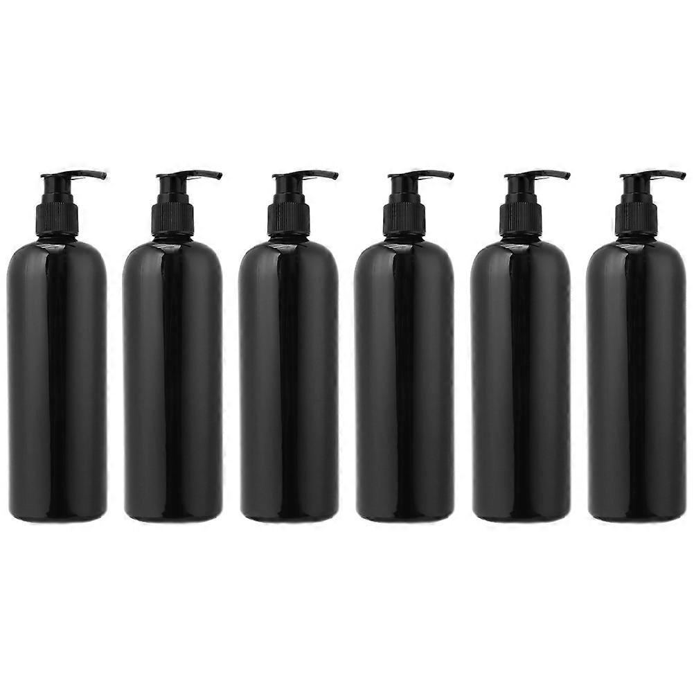 Refillable Bottles For Shampoo Square Hydraulic Pump Housewarming present Recipients 6Pcs