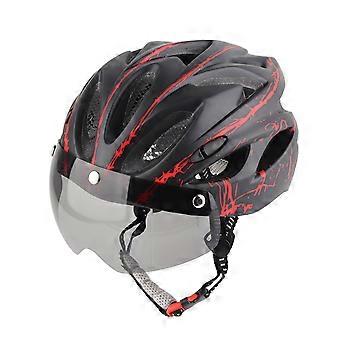 Casco di sicurezza per mountain bike per adulti Accessorio da ciclismo leggero con occhiali