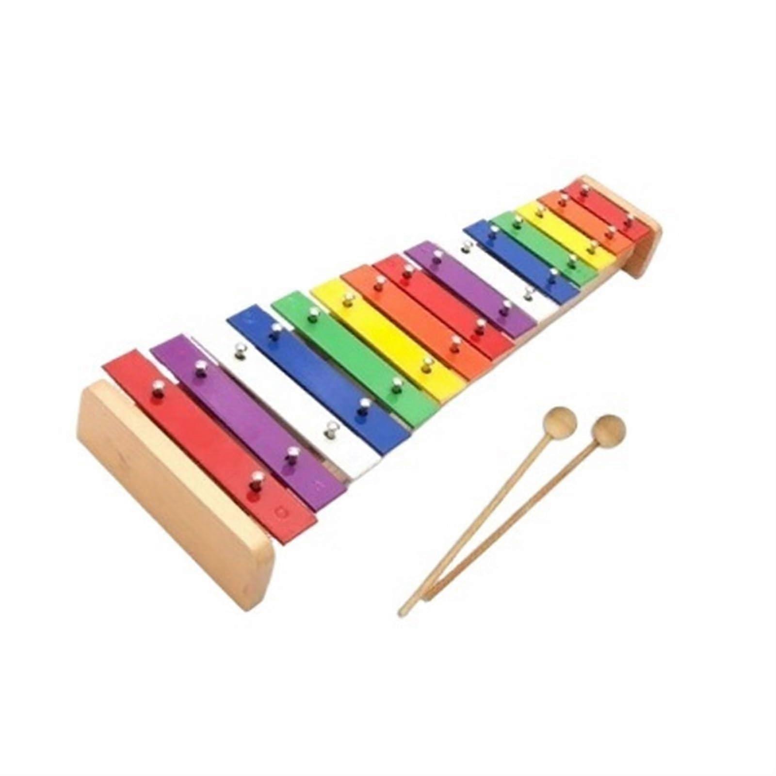 8tone 15tone لوحة الألومنيوم xylophone ، xyllophone التنصت يدويا ، ورقة ملونة xyllophone (A15)