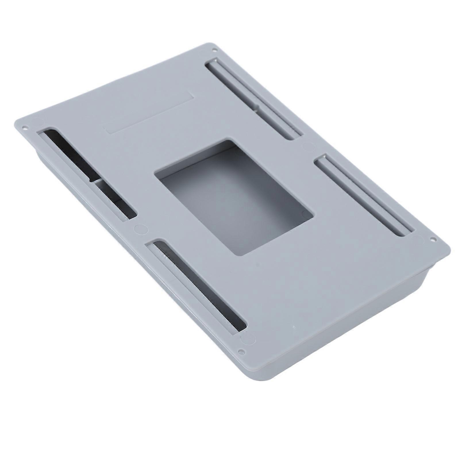 Under Desk Drawer Gray Compact Multifunctional Stickup Under Table Drawer Handle Storage