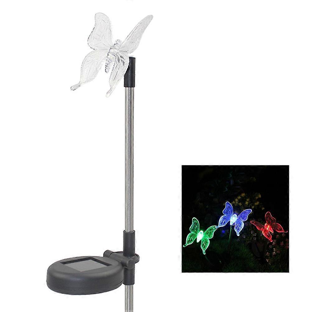 Indoor And Outdoor Use Solar Light Lamppost Multicolor 38 x 8.6 x 8.6 Cm High Conversion Rate Solar Panel 1Set