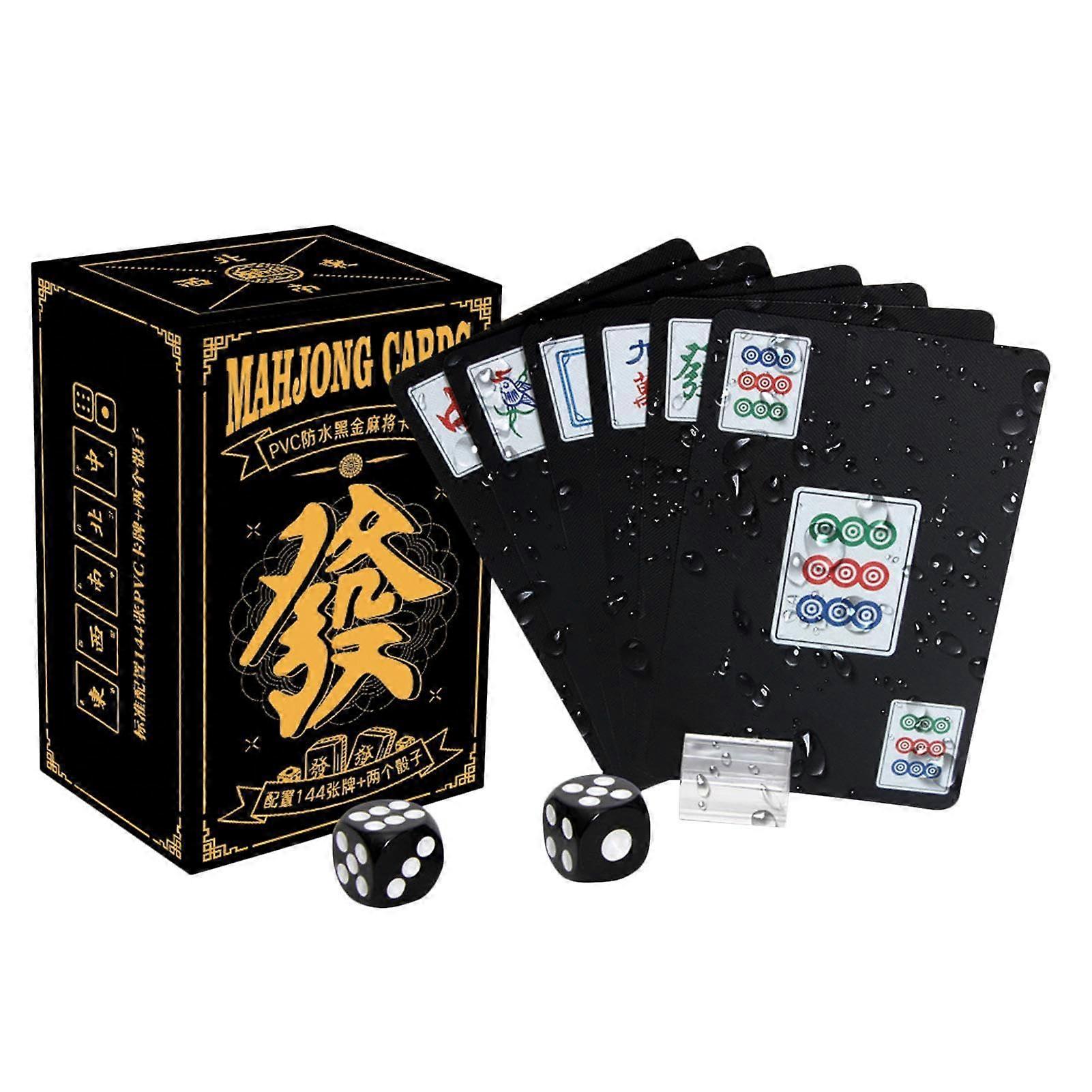 Mahjong Card Game Portable Mahjong Solitaire Deck, TravelFriendly Mahjong Cards