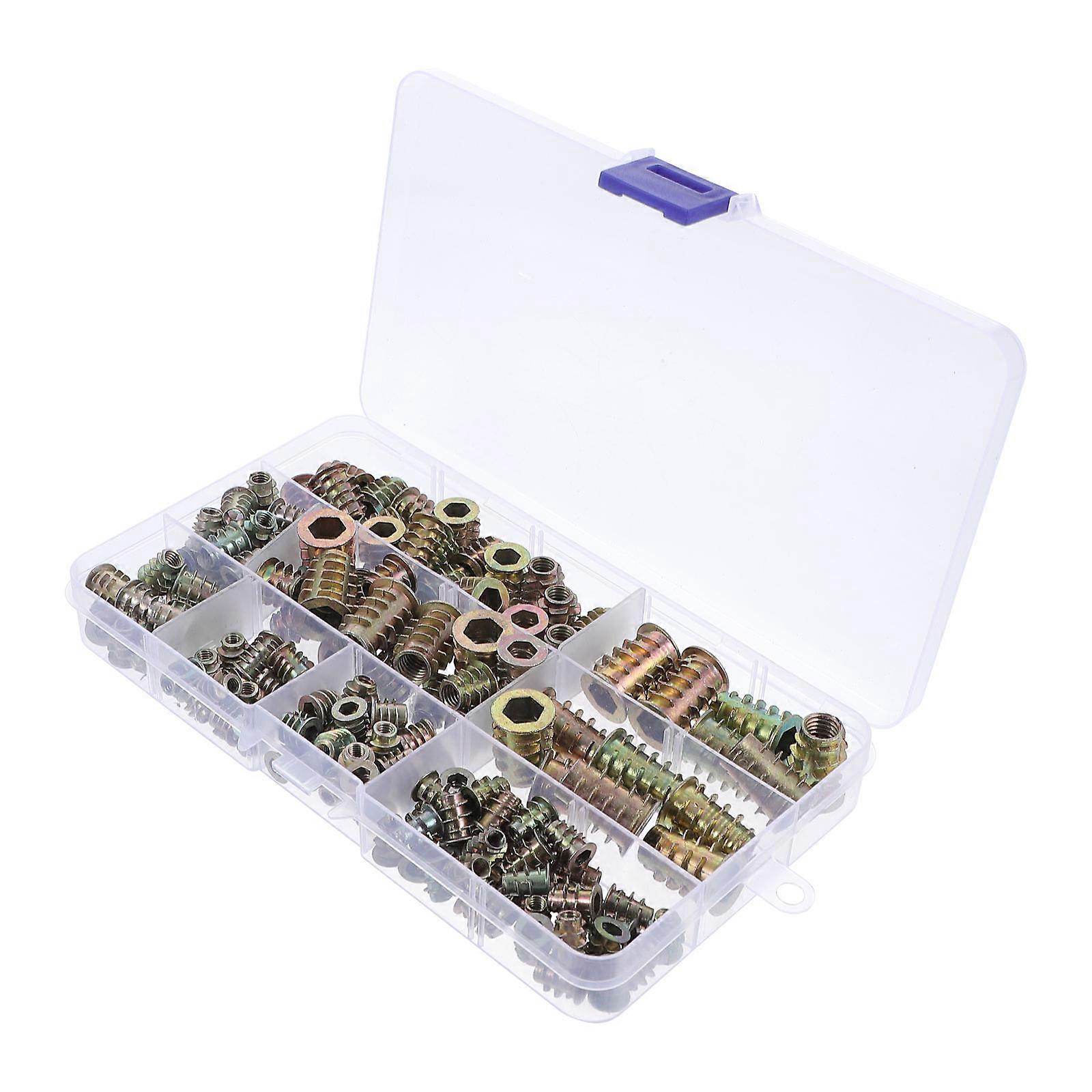 Furniture Fasteners Bolts Nuts Solid Wood Furniture Standard Socket Head 165Pcs