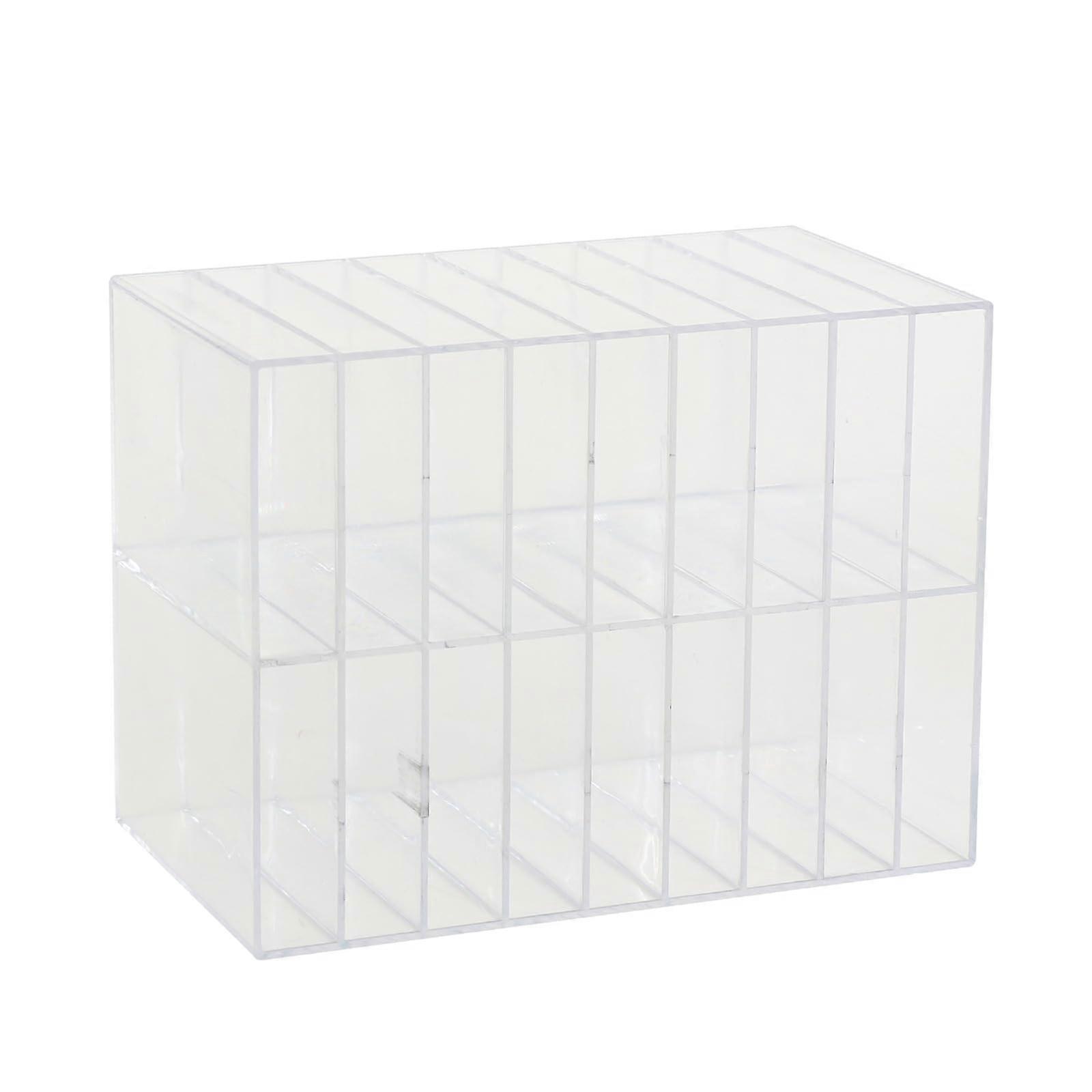 Marker Holder Transparent Large Capacity Chalk Marker Storage Desk Organizer