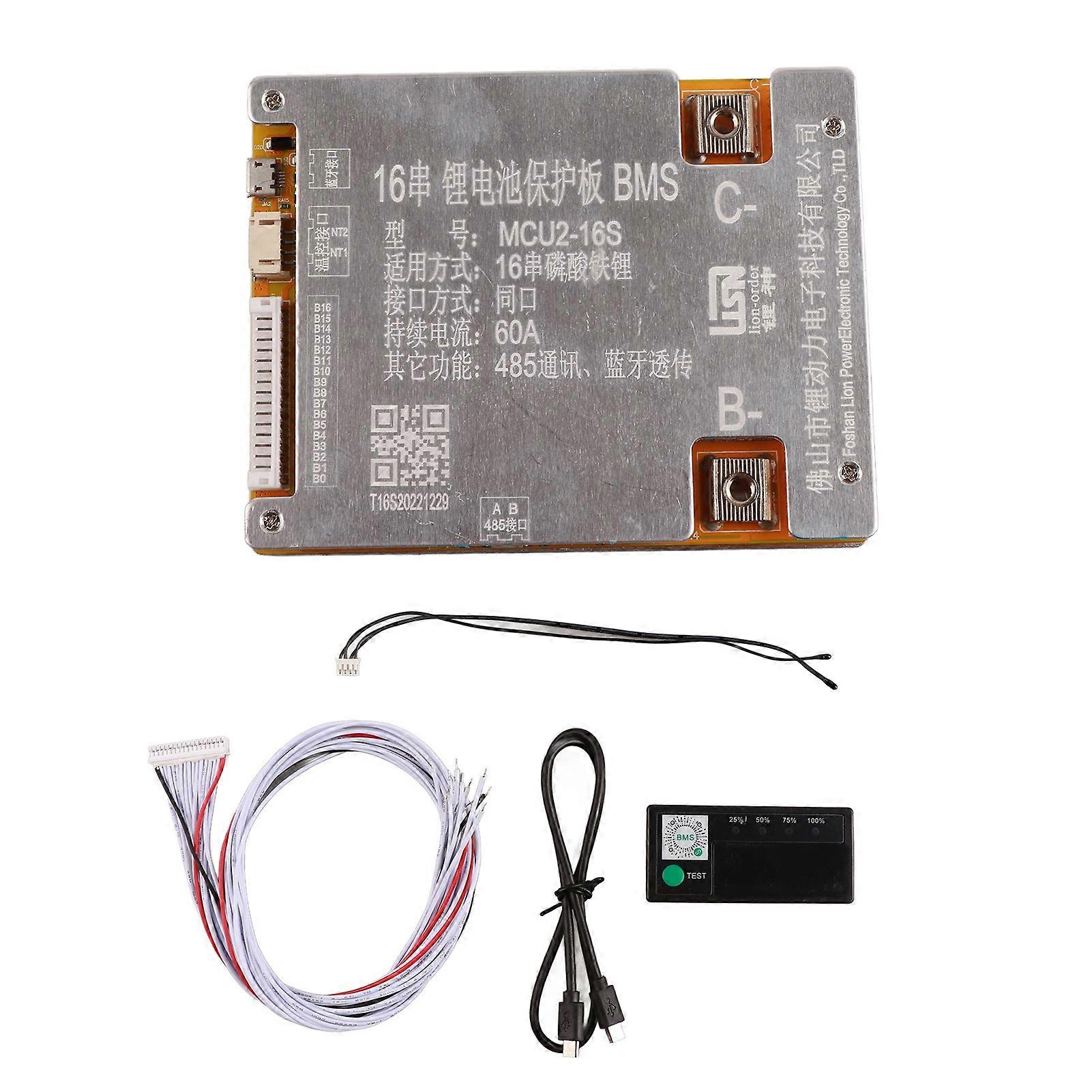 16S Lithium Battery Protection Board Low Damage Rate Waterproof Anti Static Good Chips 48V