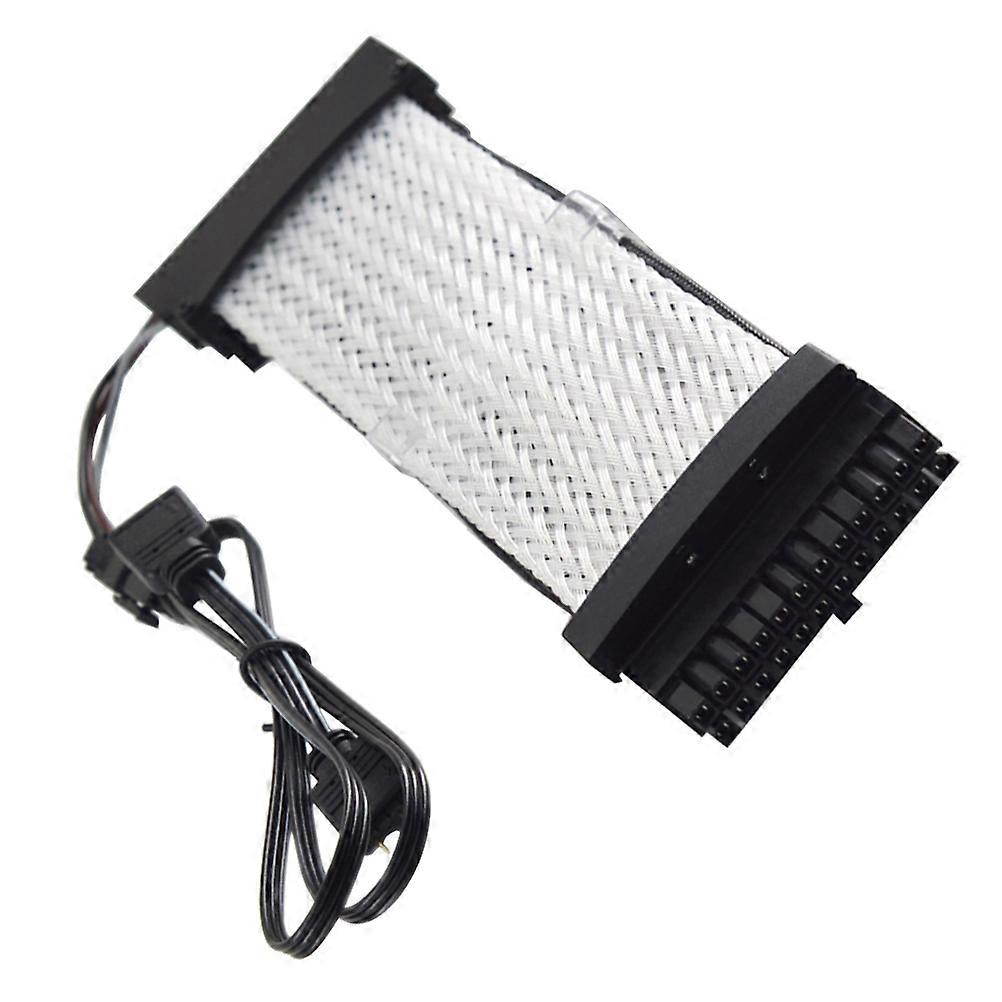 Rgb Cable Extension Pc Gpu Extension Cable Lighting Weaving Mesh Structure 1Pack