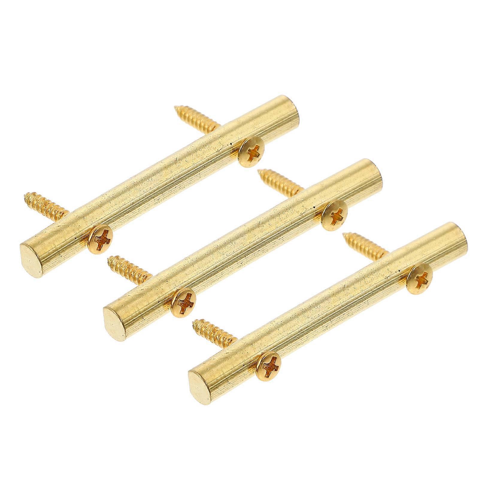 Guitar Pressure Rods Metal Guitar Head Bars Electric Guitar String Pressing Accessory Zinc Alloy 3Sets