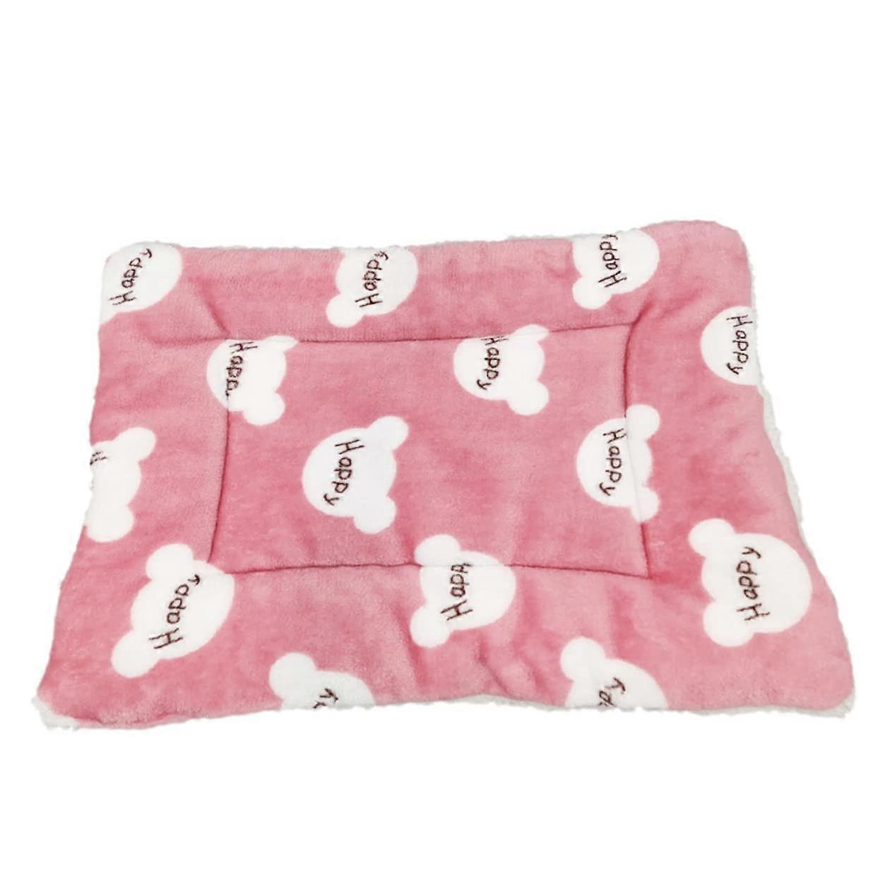 Double-Sided Pet Cushion Thickened Mat for Cats Non-Slip Sofa Bed Winter Friendly Soft Warm Design 60x40 cm