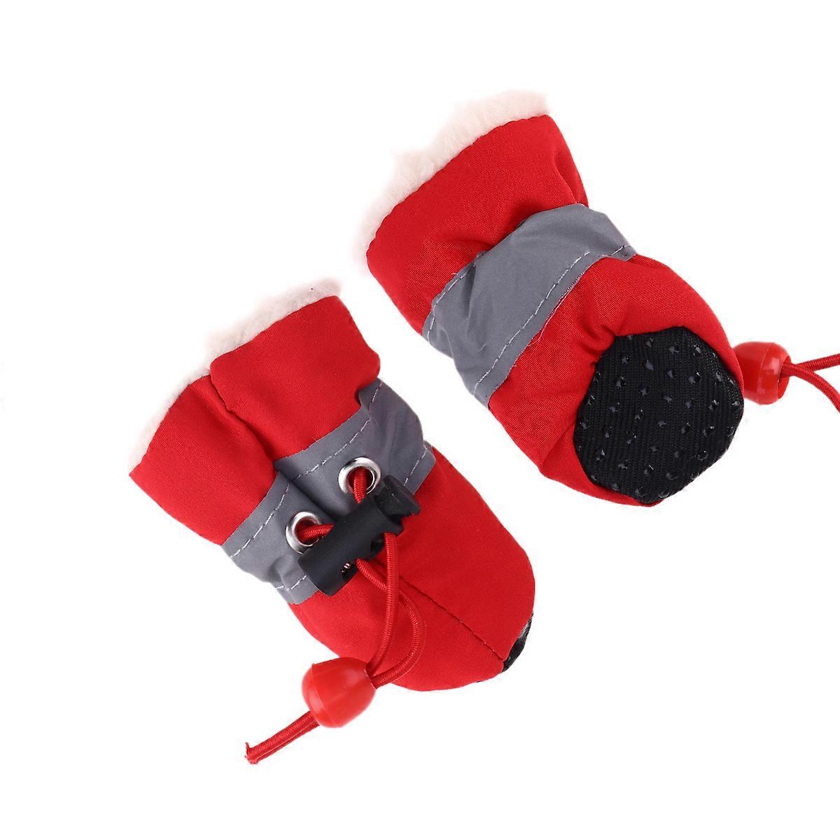 Dog Protective Boot Casual Design Elastic Band Adjustment .5cm Length 1Set