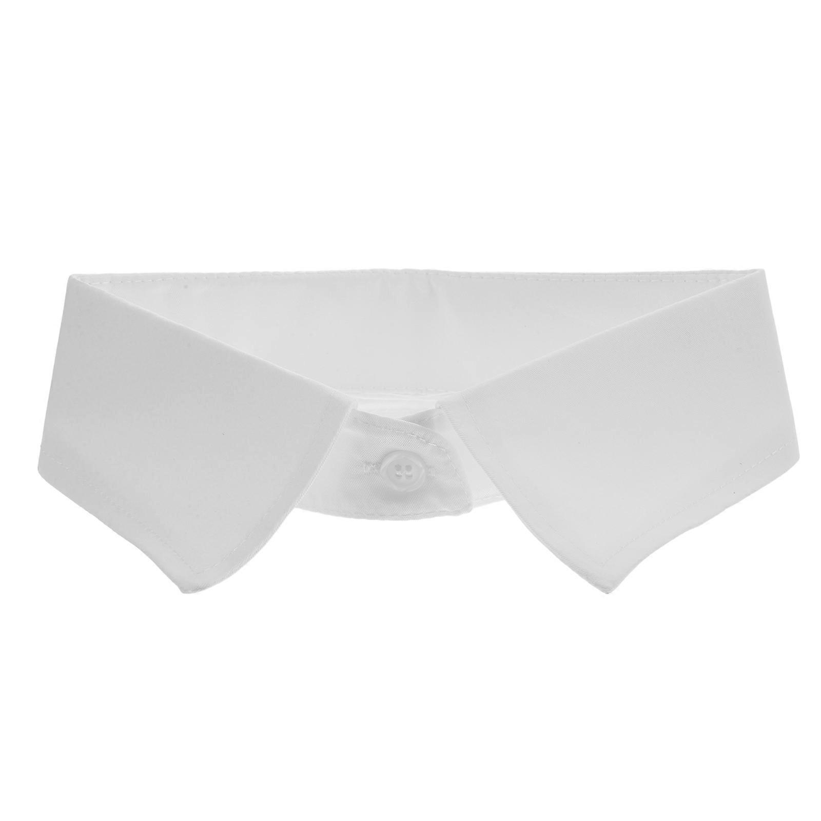 Here's a refined and product description for your **Detachable Faux Shirt Collar**:
**Detachable Faux Shirt Collar for Men & Women – Soft Chiffon