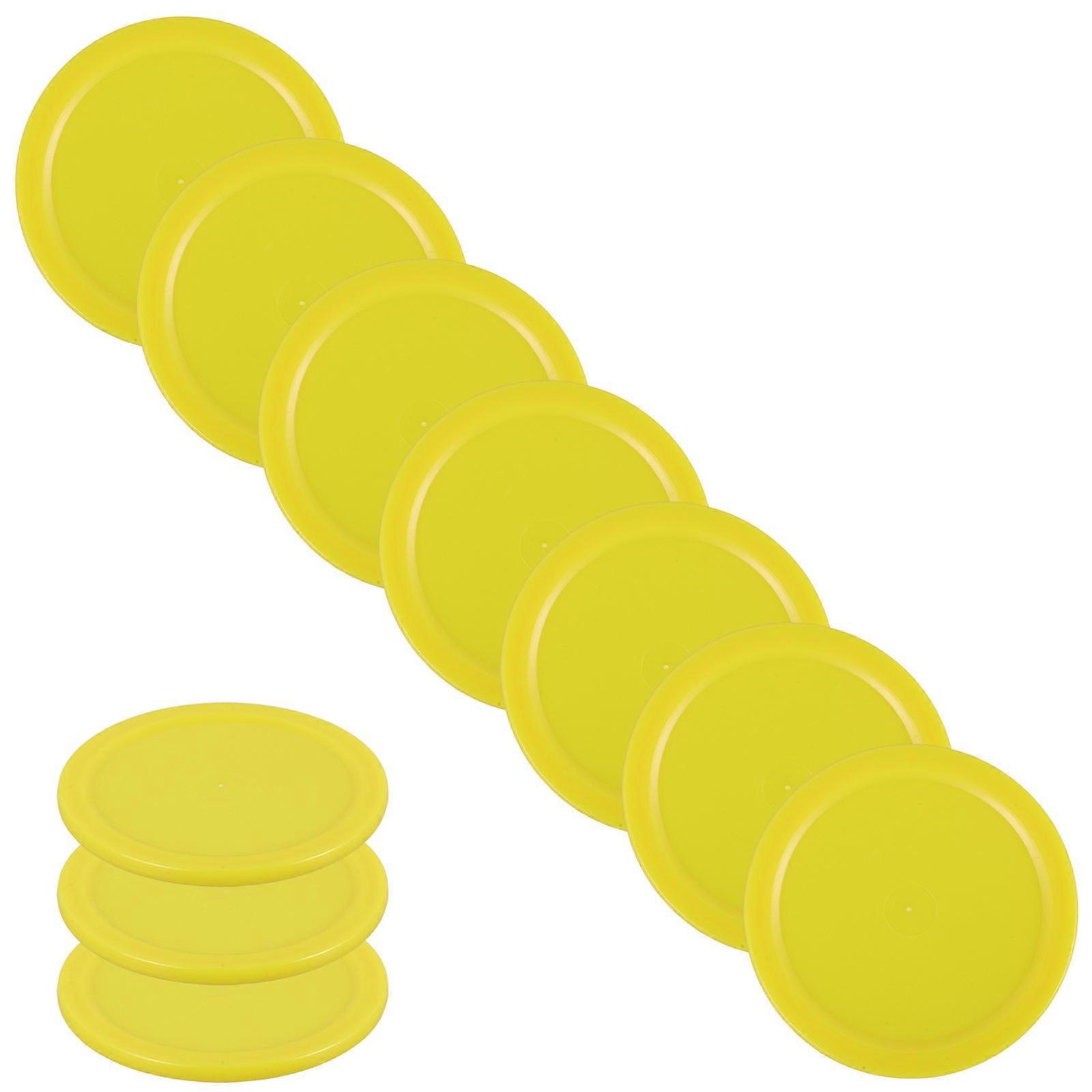10pcs Durable Desktop Ice Hockey Pucks – Small Replacement Accessories for Air Hockey Table Games, Ideal for Competitive Matches and Game Rooms