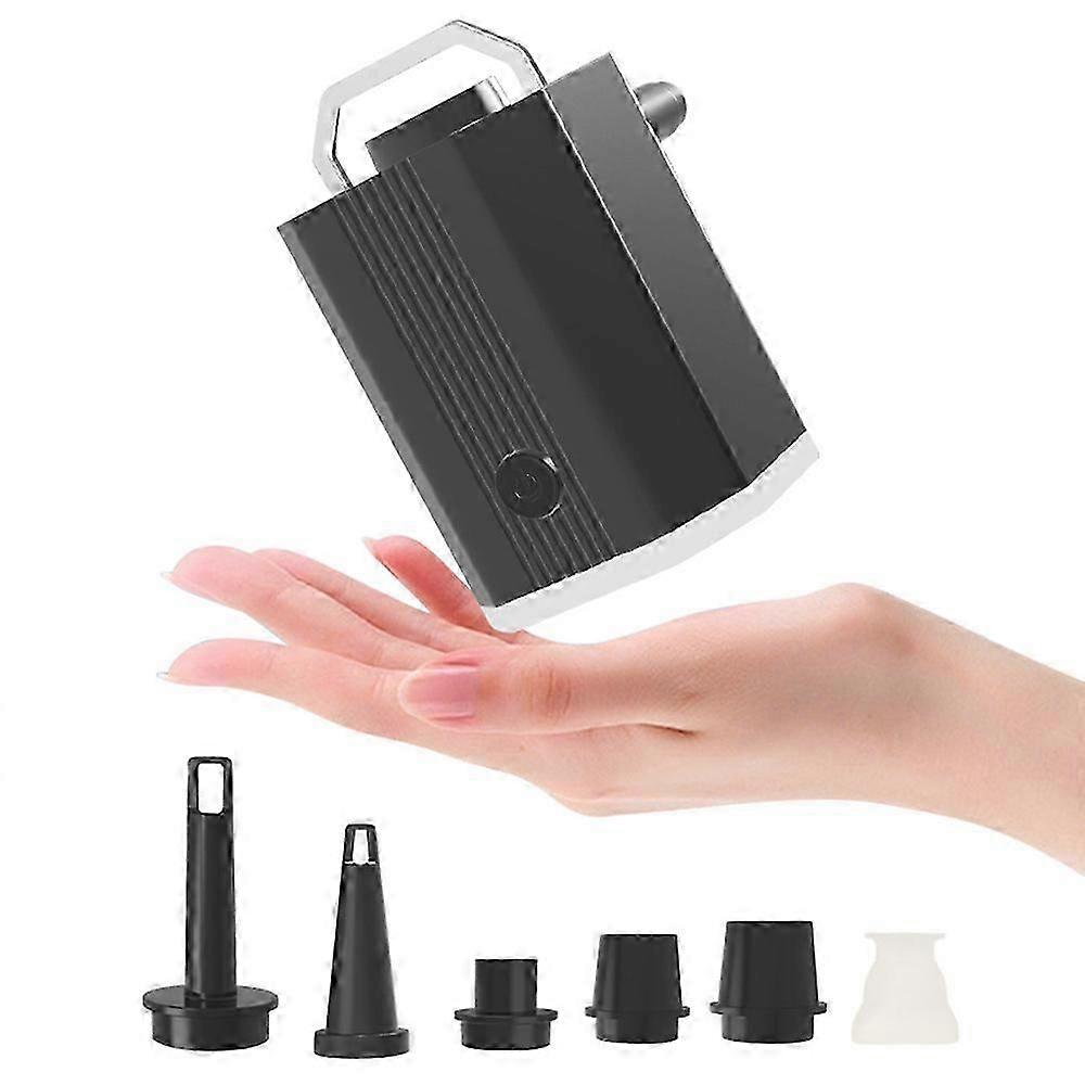 Portable electric inflator for swimming rings and inflatable sofas - essential for British summer gatherings