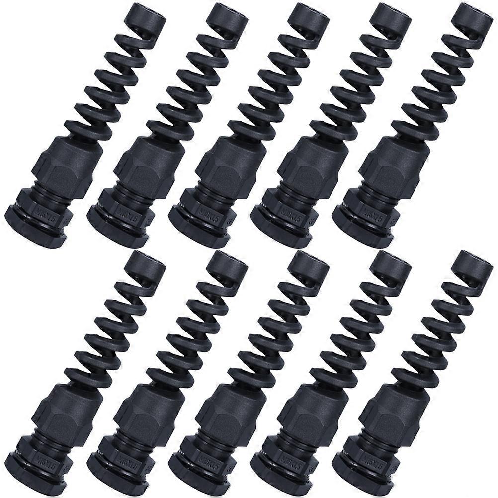 Nylon Cable Gland Joint Waterproof Dustproof For Lighting Installations 10Pcs