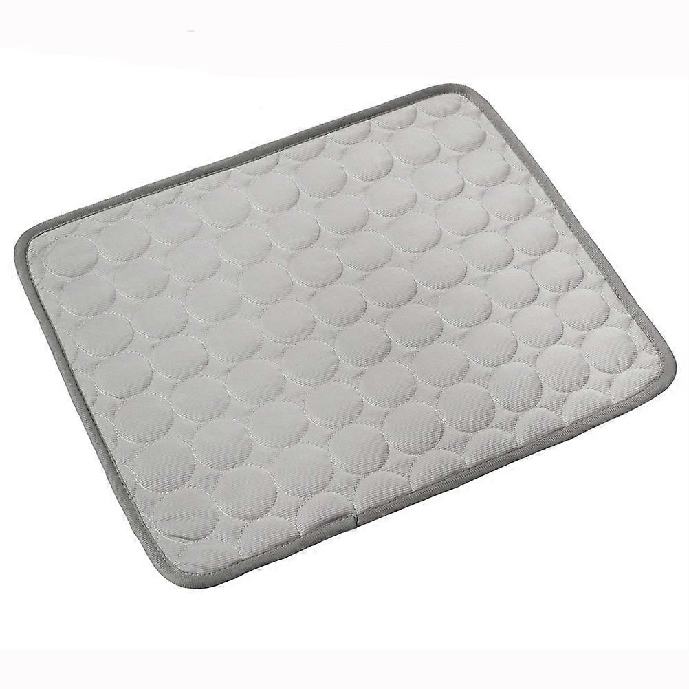 Here's a polished and professional product description for your **Summer Pet Cooling Mat (Gray Ice Seat Cushion)**:
### 🐾 **Summer Pet Cooling