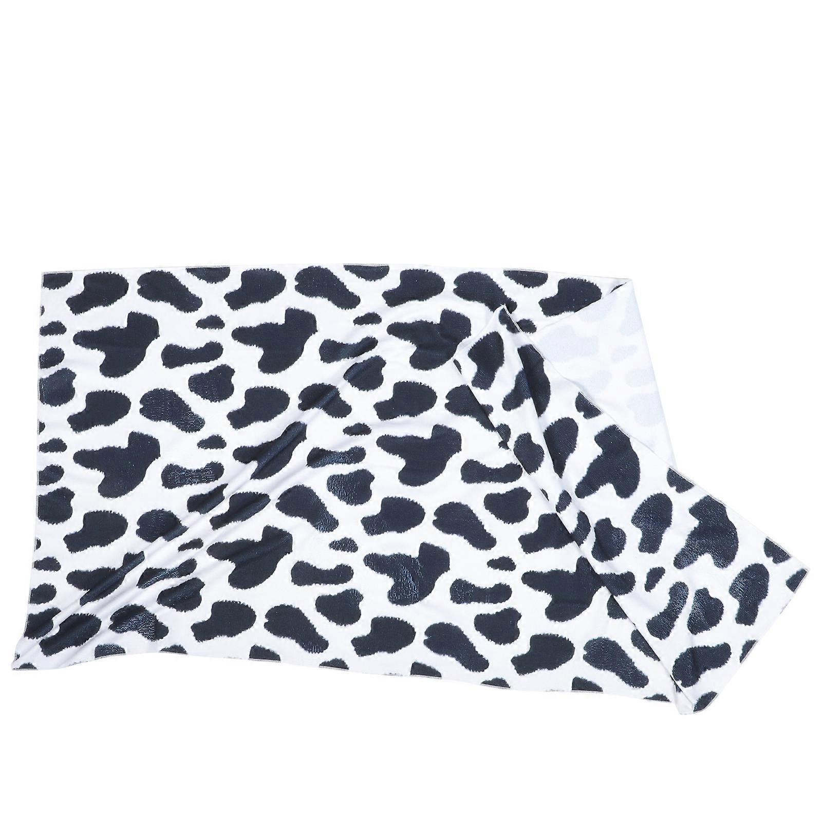 Oversized Microfiber Beach Towel for Adults – Quick Dry, Wear Resistant, Soft & Comfortable for Swimming, Yoga, Camping, Travel – Stylish Cow Pattern
