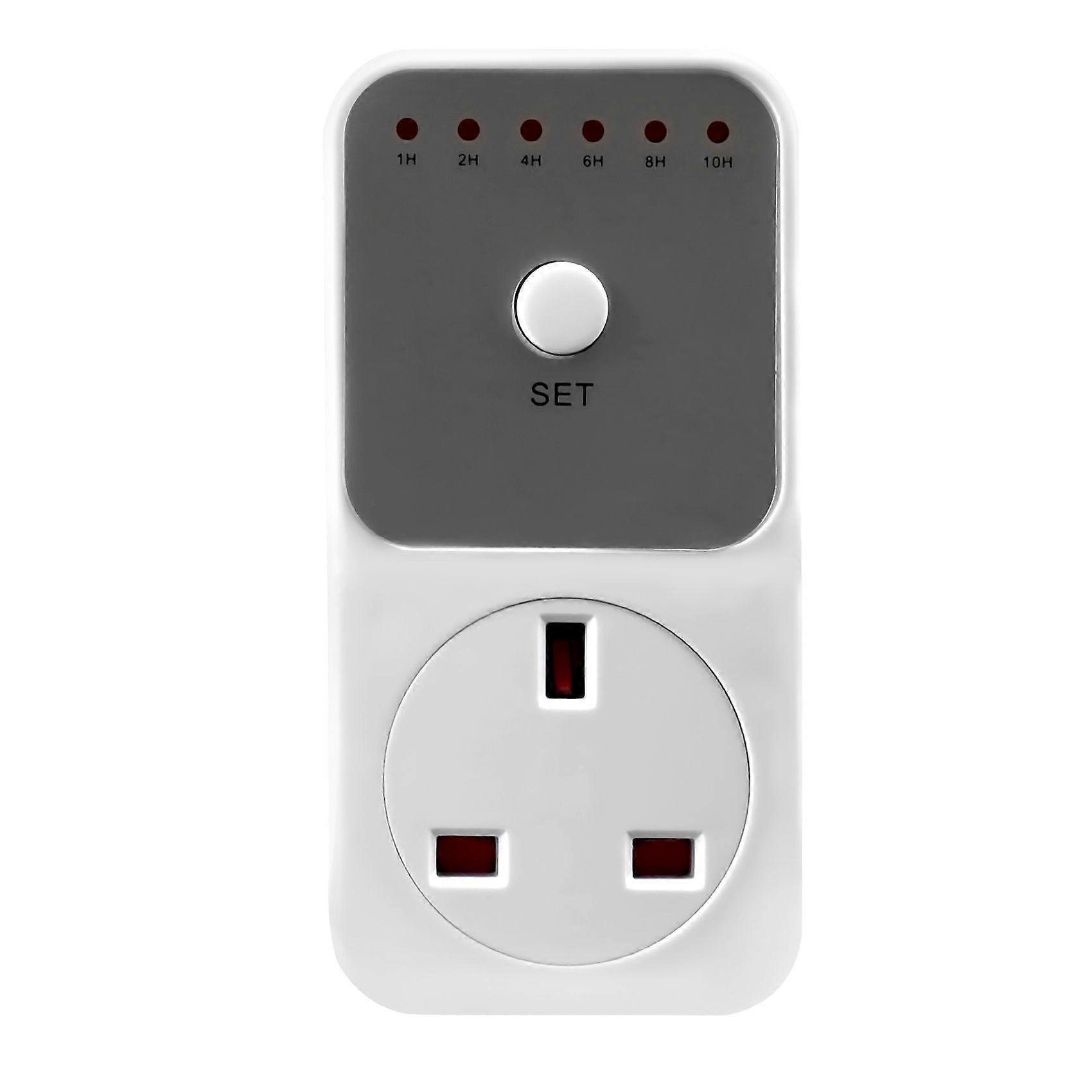 Smart Control Countdown Timer Switch Plug-In Socket Auto Shut Off Outlet Uk Plug