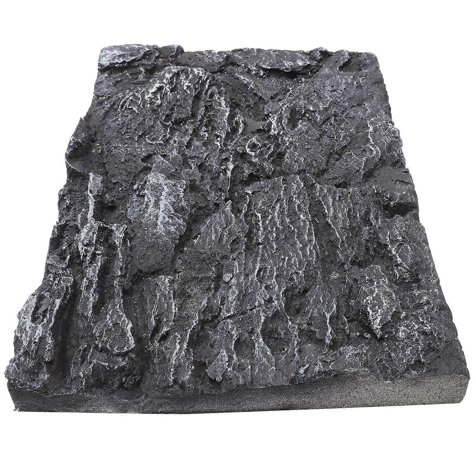 Lightweight Rock Background Board for Reptile Tanks, Fish Tanks, and Terrariums – Natural Look Aquarium Decor for Snakes and Lizards