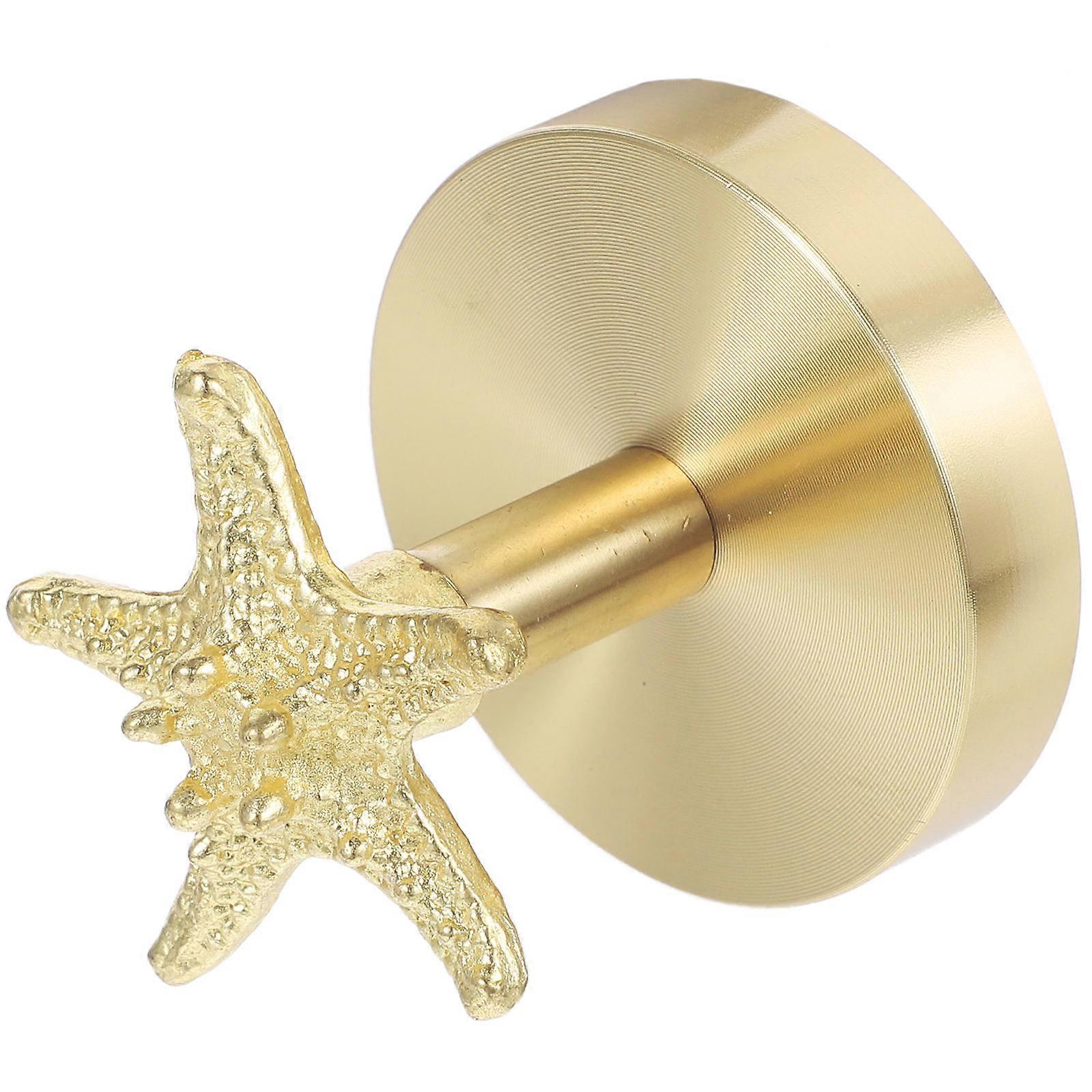 Towel Hooks For Bathroom Stylish Design Brass Material Rust-Resistant Door Back Hook 1Set