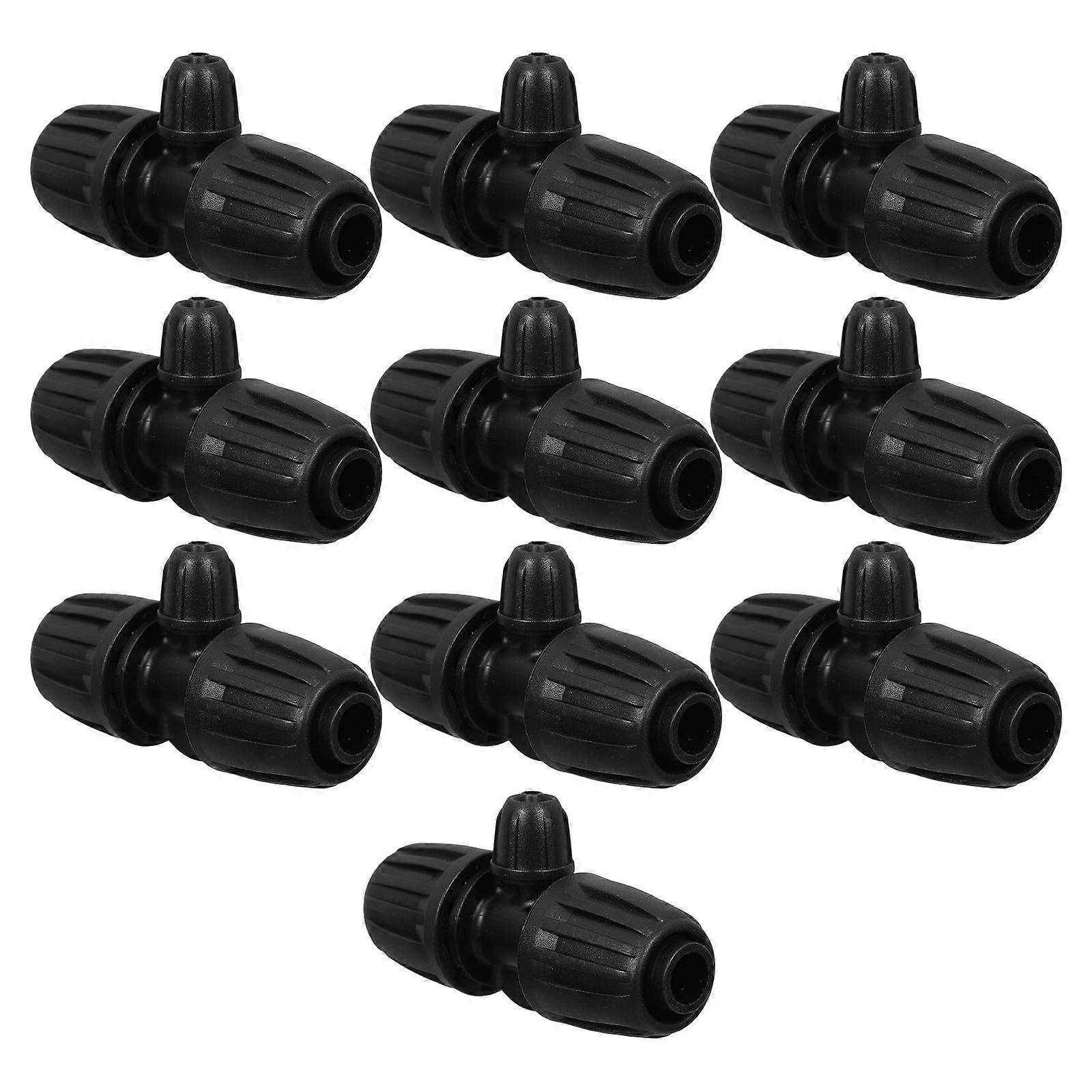 The **10 Pcs Drip Irrigation Tee Connectors with Barbed Lock Fittings** are a practical and reliable solution for building or expanding a drip
