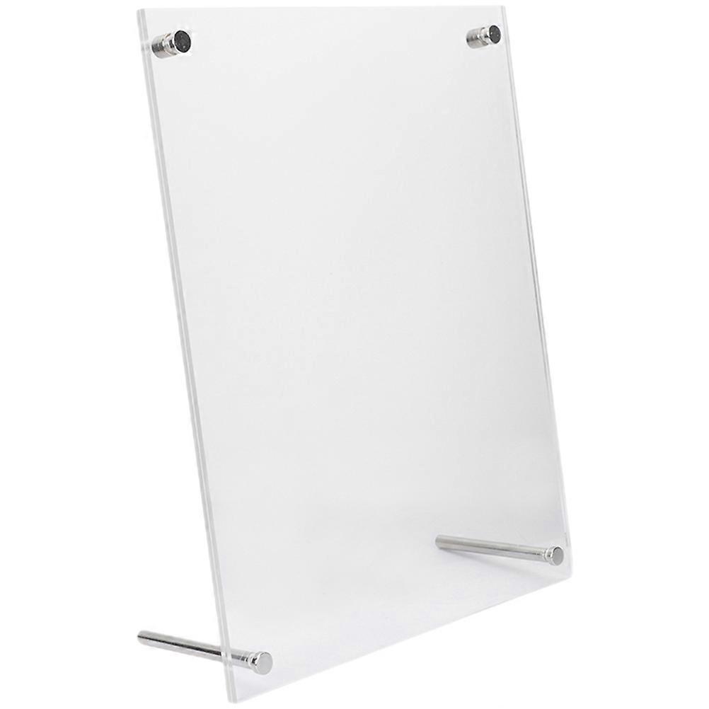 Desk Picture Frame Acrylic Photo Frame Rectangular Simple and Clear Design Home Decoration 1Pack