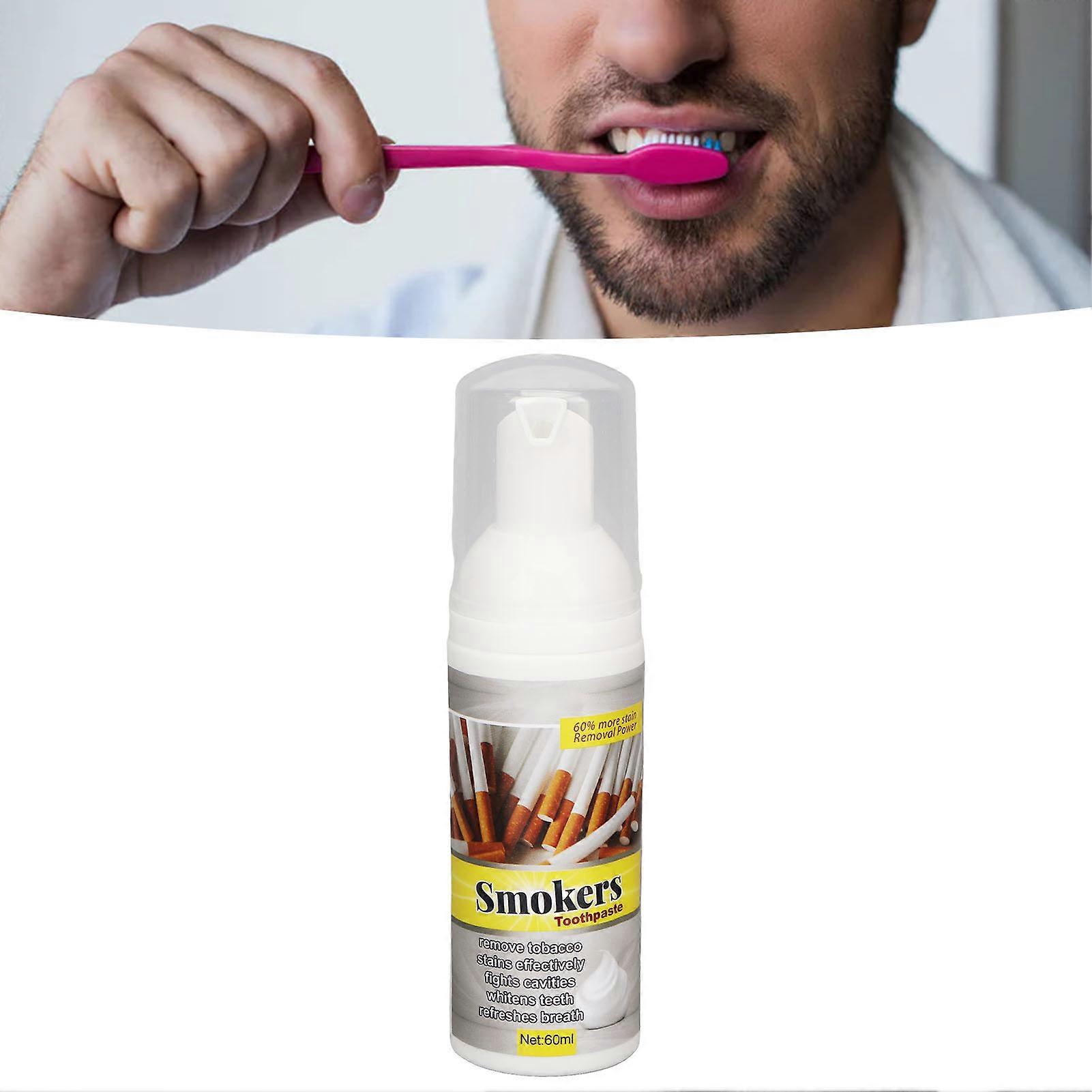 60ml Teeth Whitening Booster Stain Removal Refreshing Brightness Color CorrectorTeeth Foam 