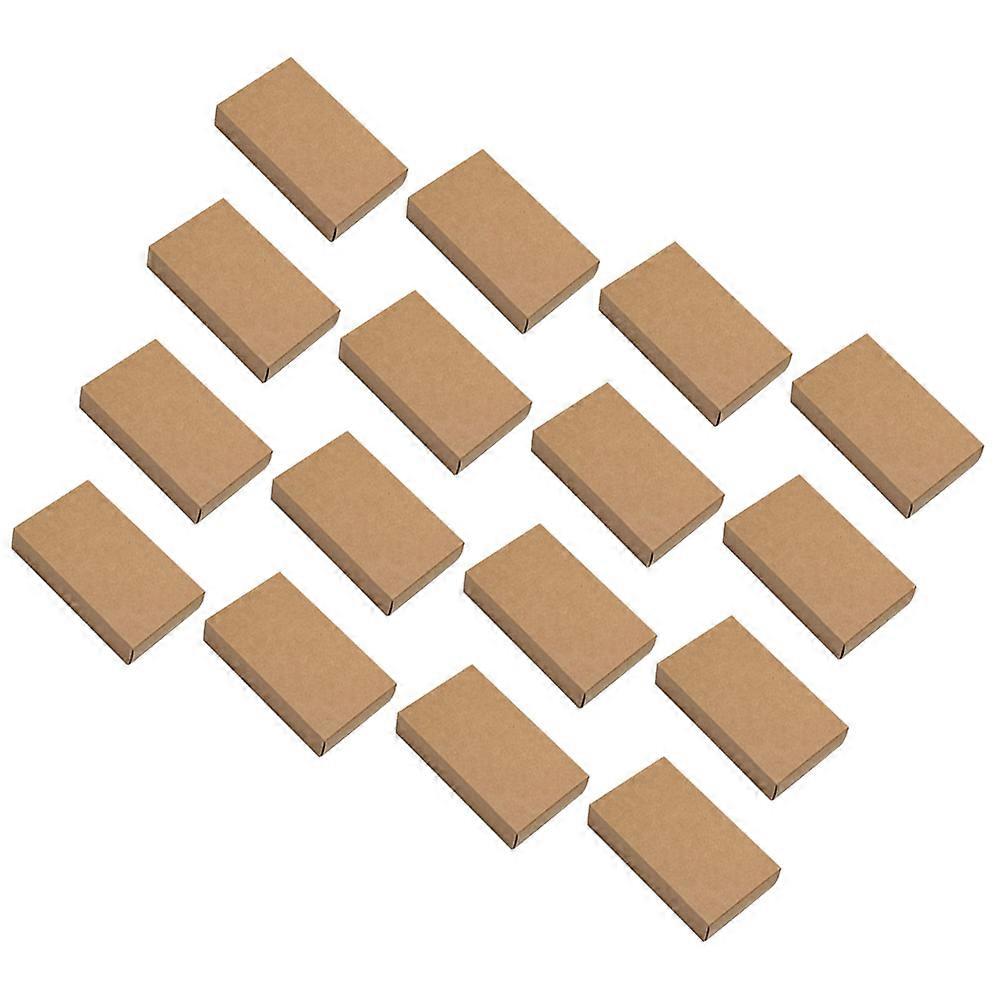 20 Pieces Khaki Paperboard Drawer Box for Storage Use Perfect for Candies Gifts or Pens 9x6x4cm