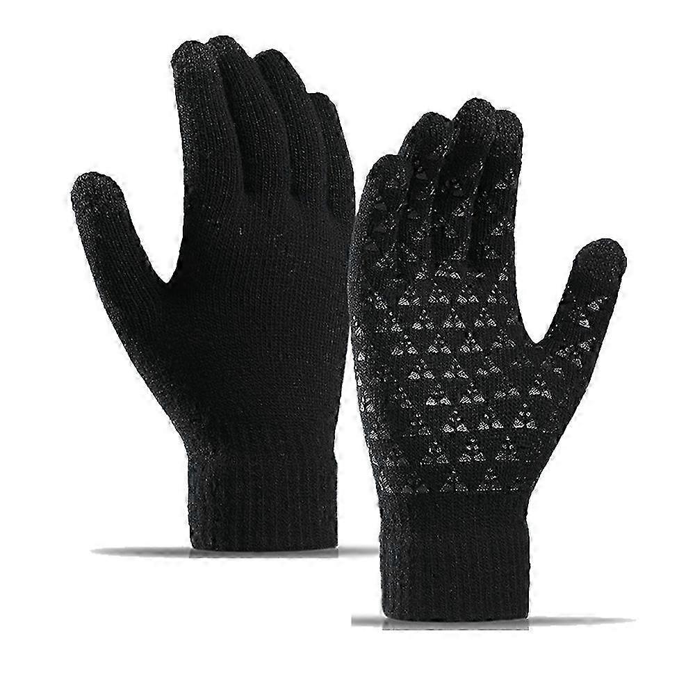2025 Touch screen protector warm woolen gloves