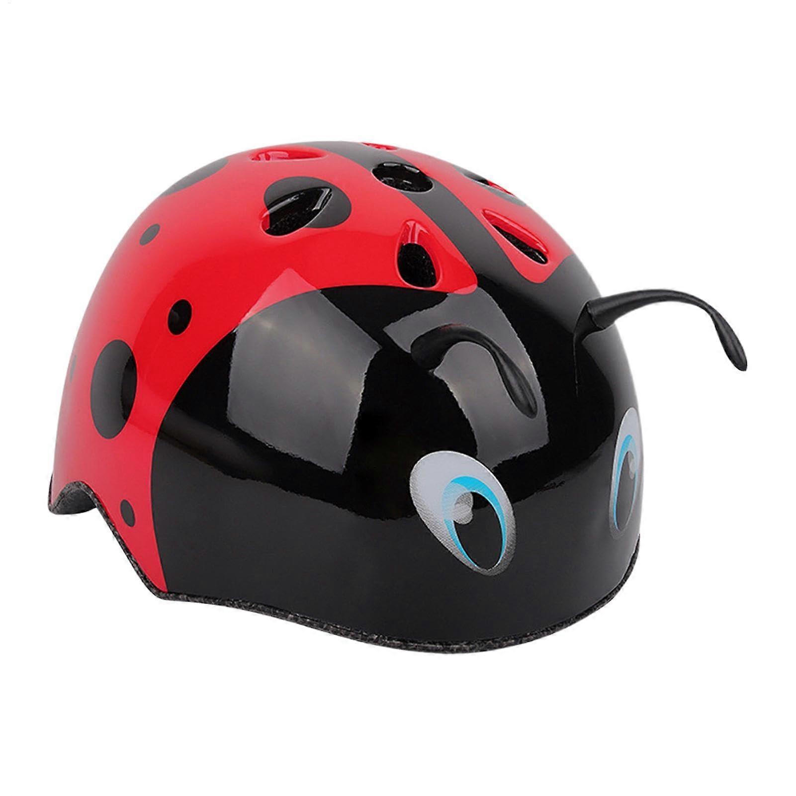 Kids Helmet, 3D Ladybug Helmet, Child Safety Helmet, Kids Skateboard Helmet
