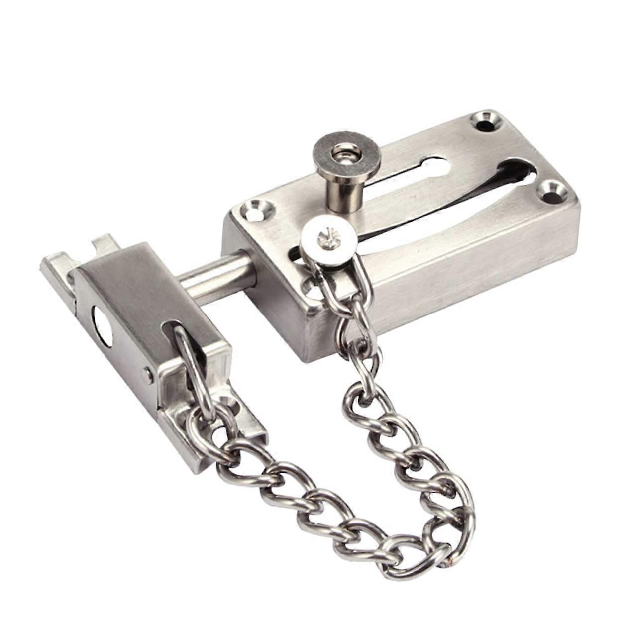 Door Security Chain Lock for Enhanced Theft Protection, Reinforced Metal Chain for Indoor and Outdoor Use, Privacy Assurance