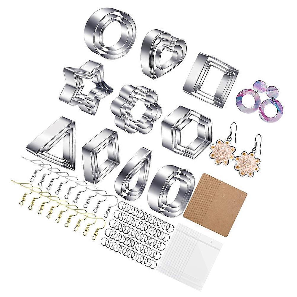 Stainless Steel Clay Cutters for DIY Earring Making Tools Assorted of 1