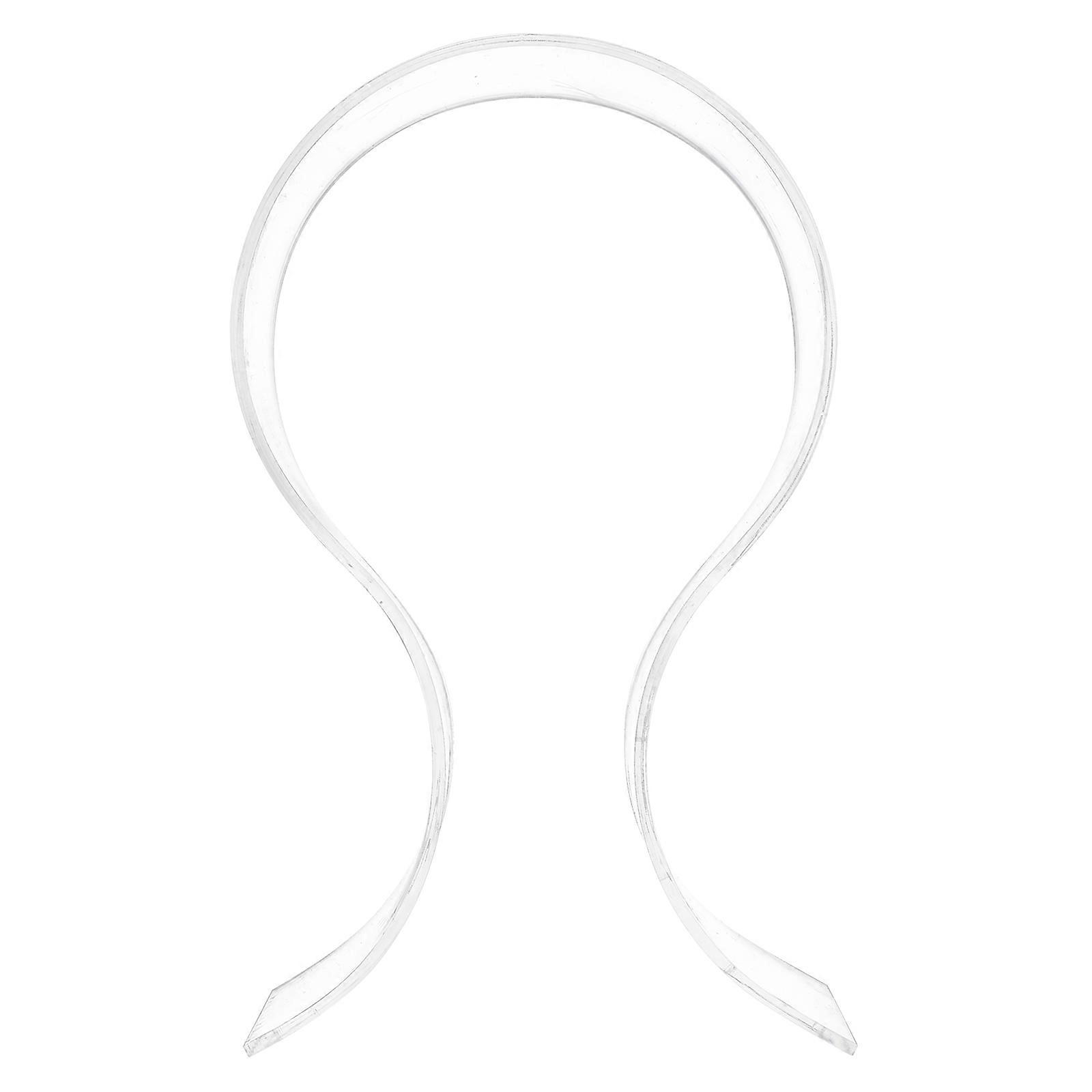 Acrylic Transparent Headset Rack For Home Office And Game Room U-Shaped 22X12.5X6CM Elegant Accessory 1Pack