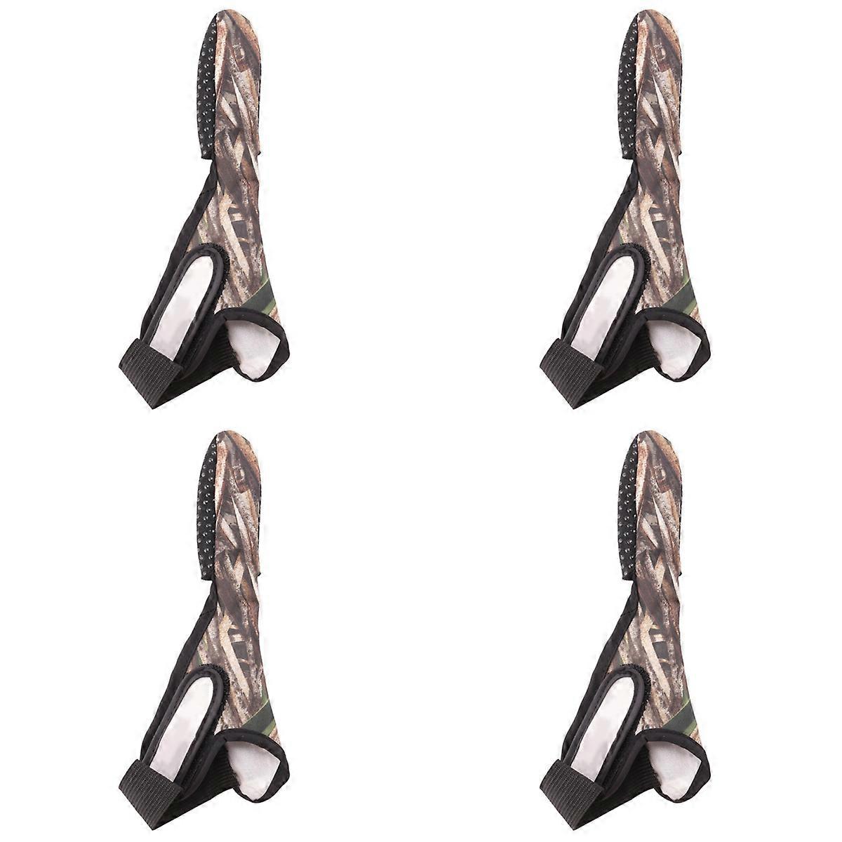4X Casting Glove Finger Stall Protector Sea Fly Carp Fishing Camouflage