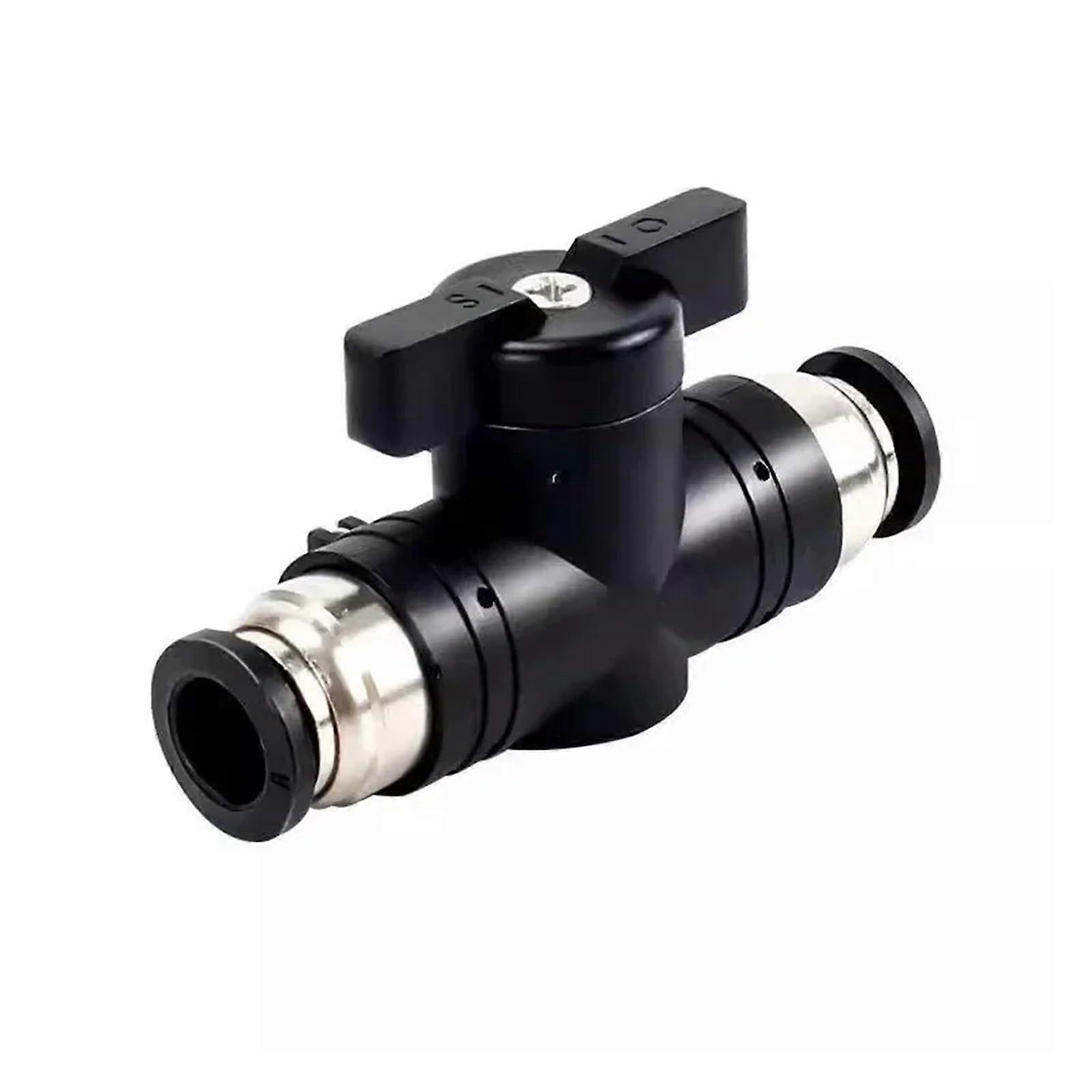 Pneumatic PushIn Quick Joint Connector Hand Valve Rotary Switch Manual Ball Flow Limiter (BUC 6MM, 50 PCS) 50 PCS BUC 6mm